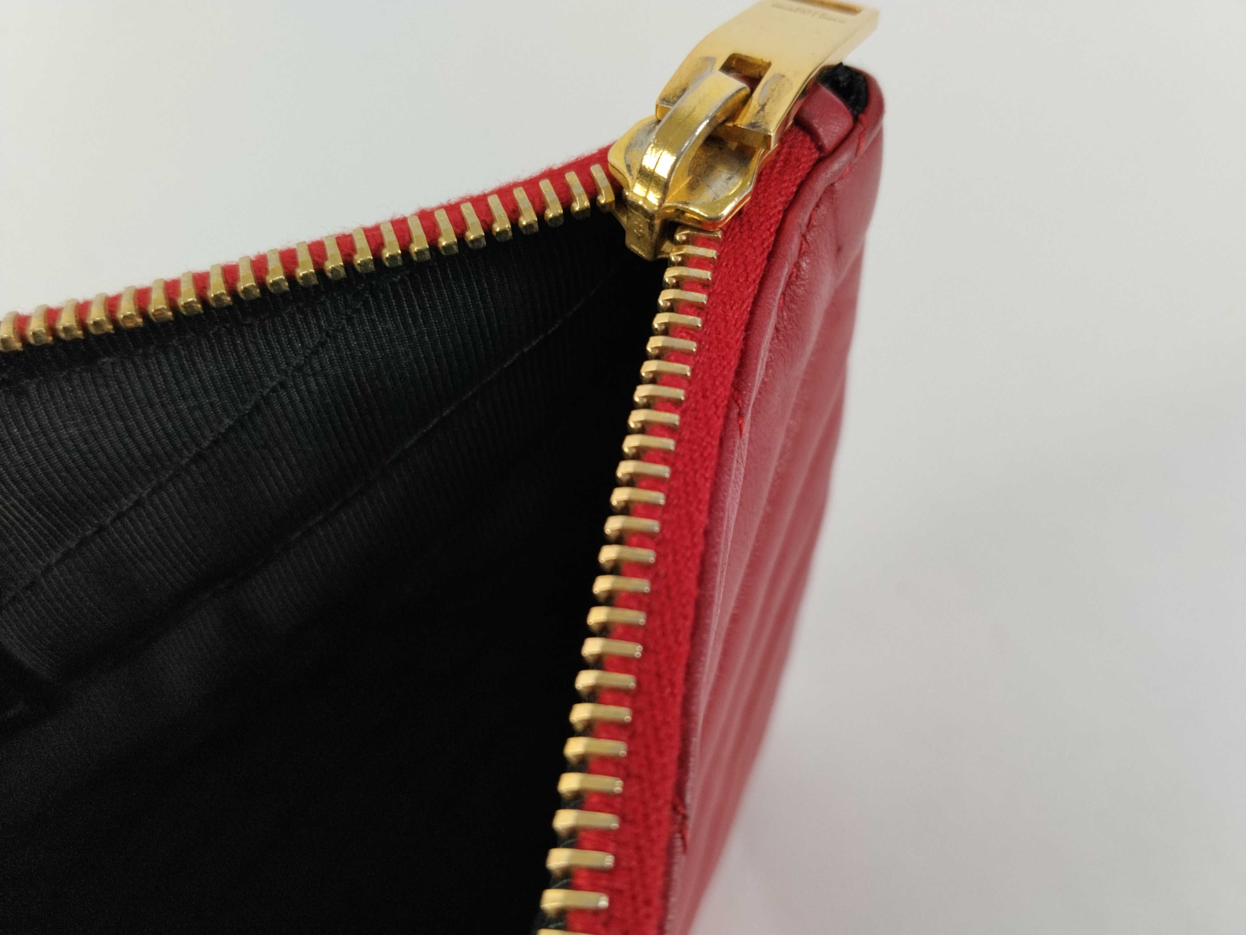 Red Calfskin Clutch Bag — view 12