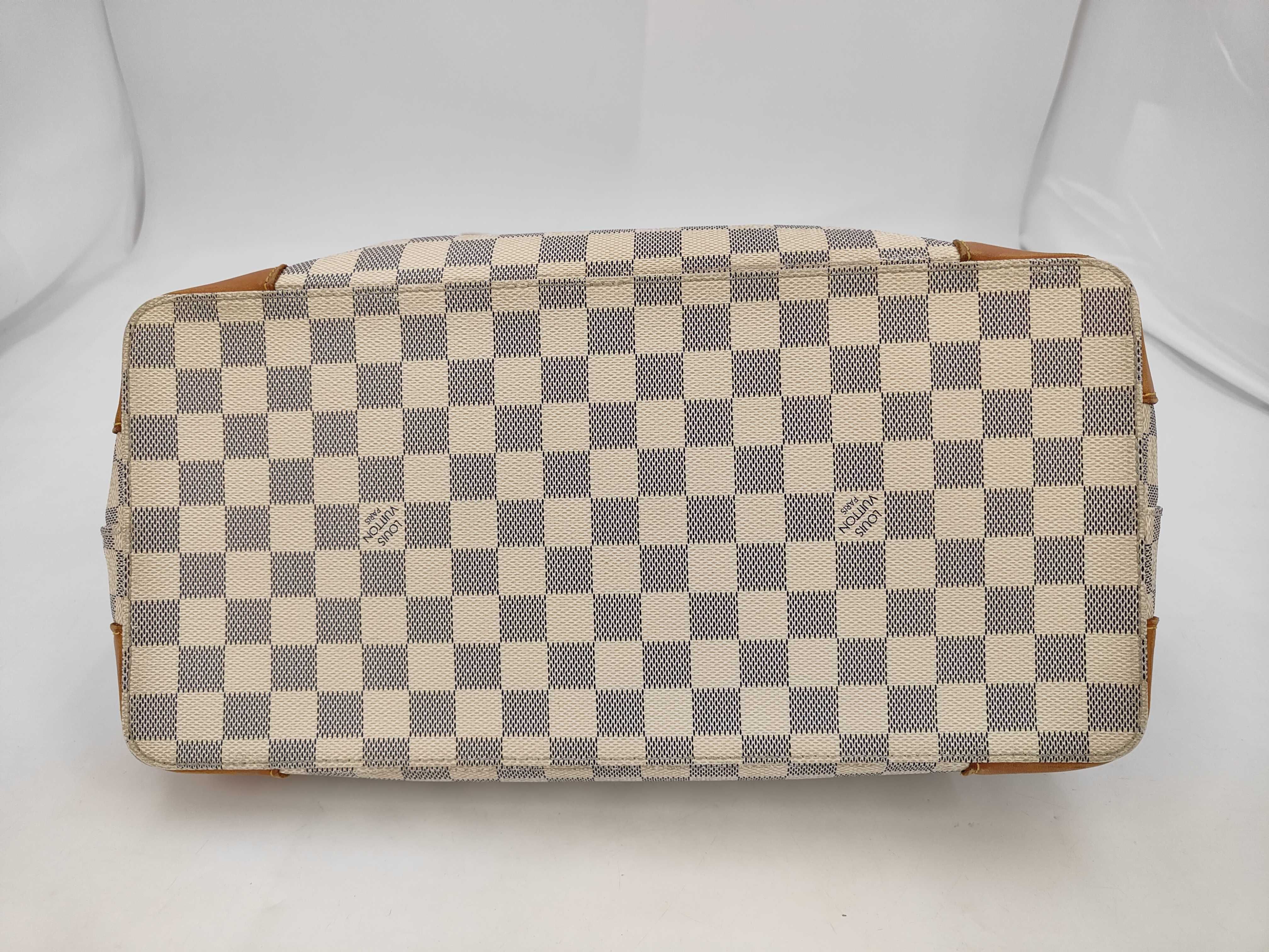 Damier Azur Louis Vuitton Hampstead MM Tote Bag Damier Azur N51206 Tote Bag — view 4