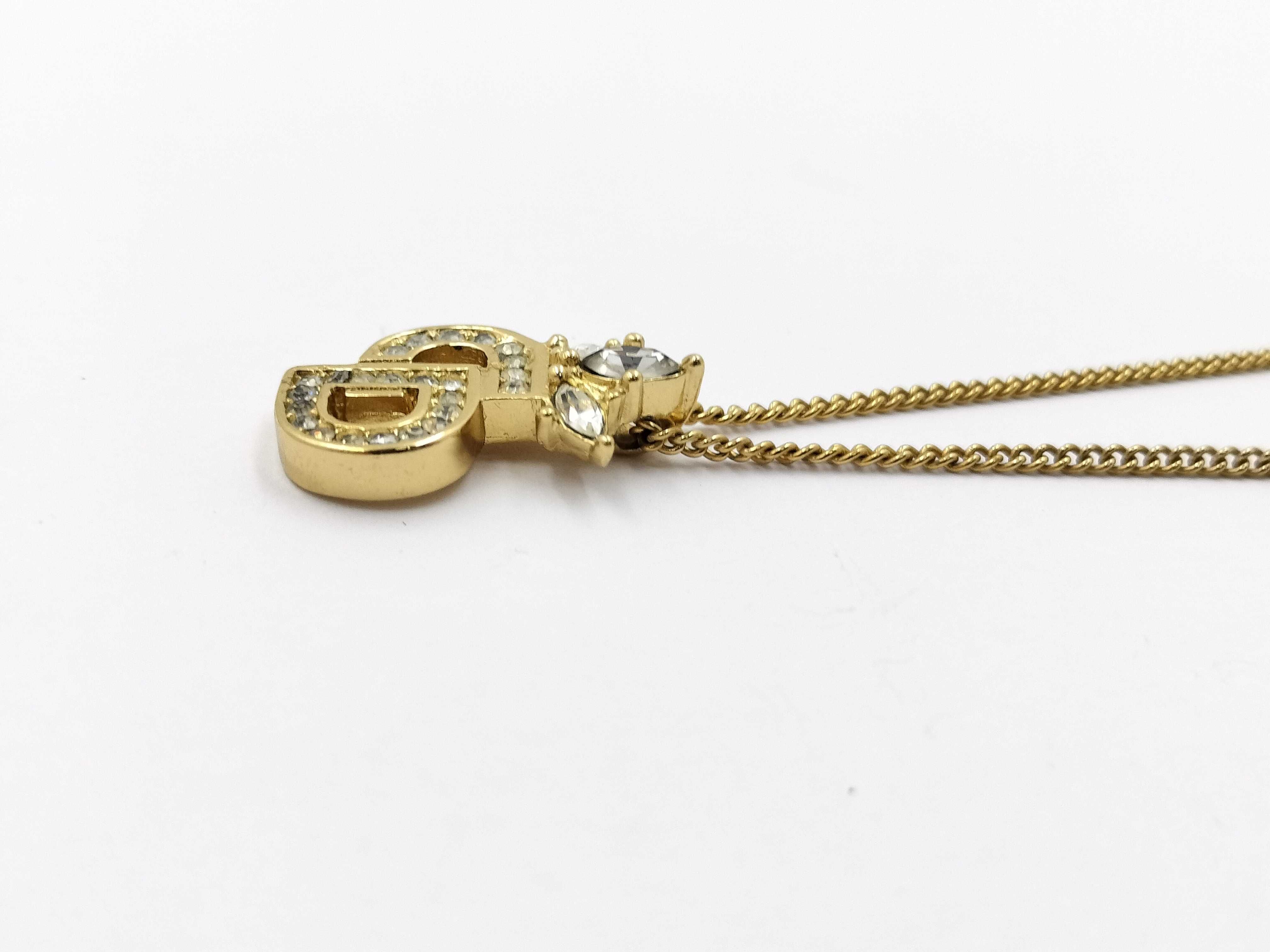 CD Rhinestone Necklace — view 3