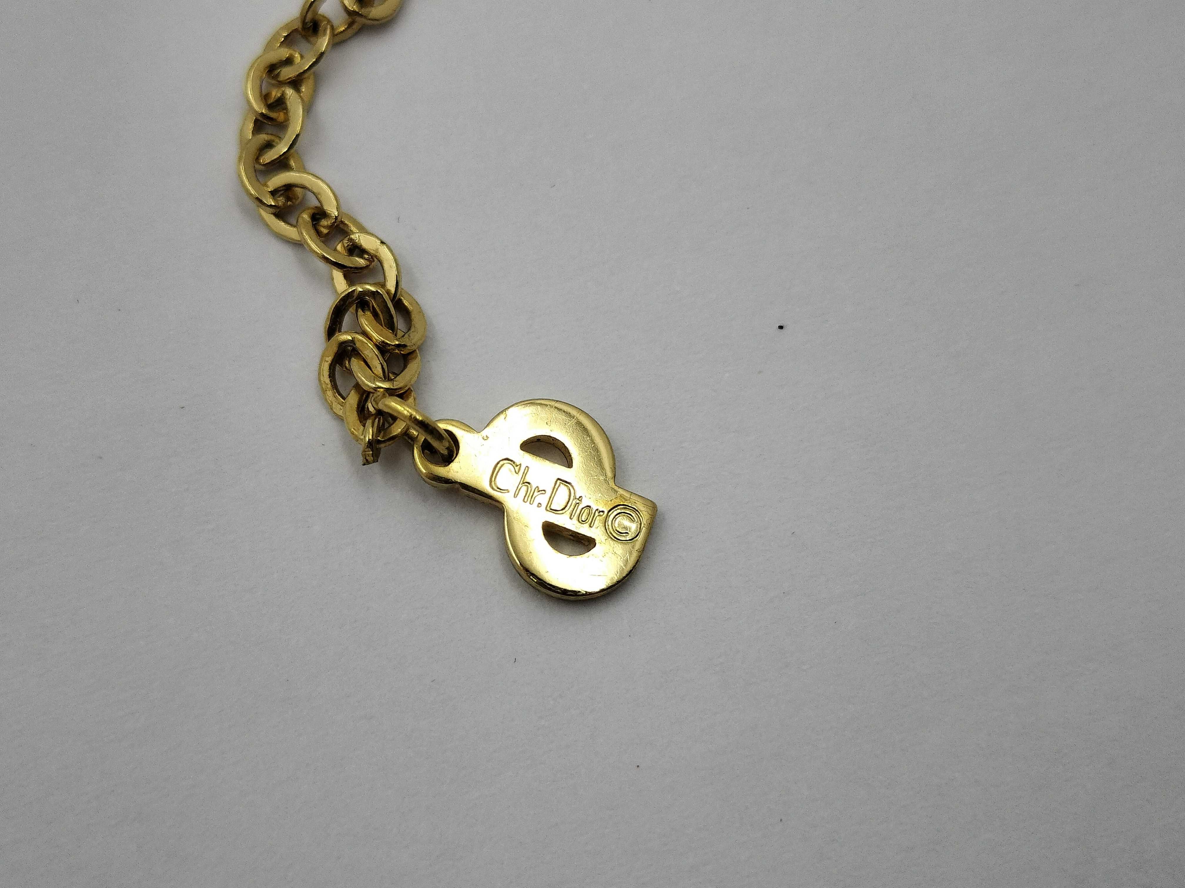 CD Rhinestone Necklace — view 5