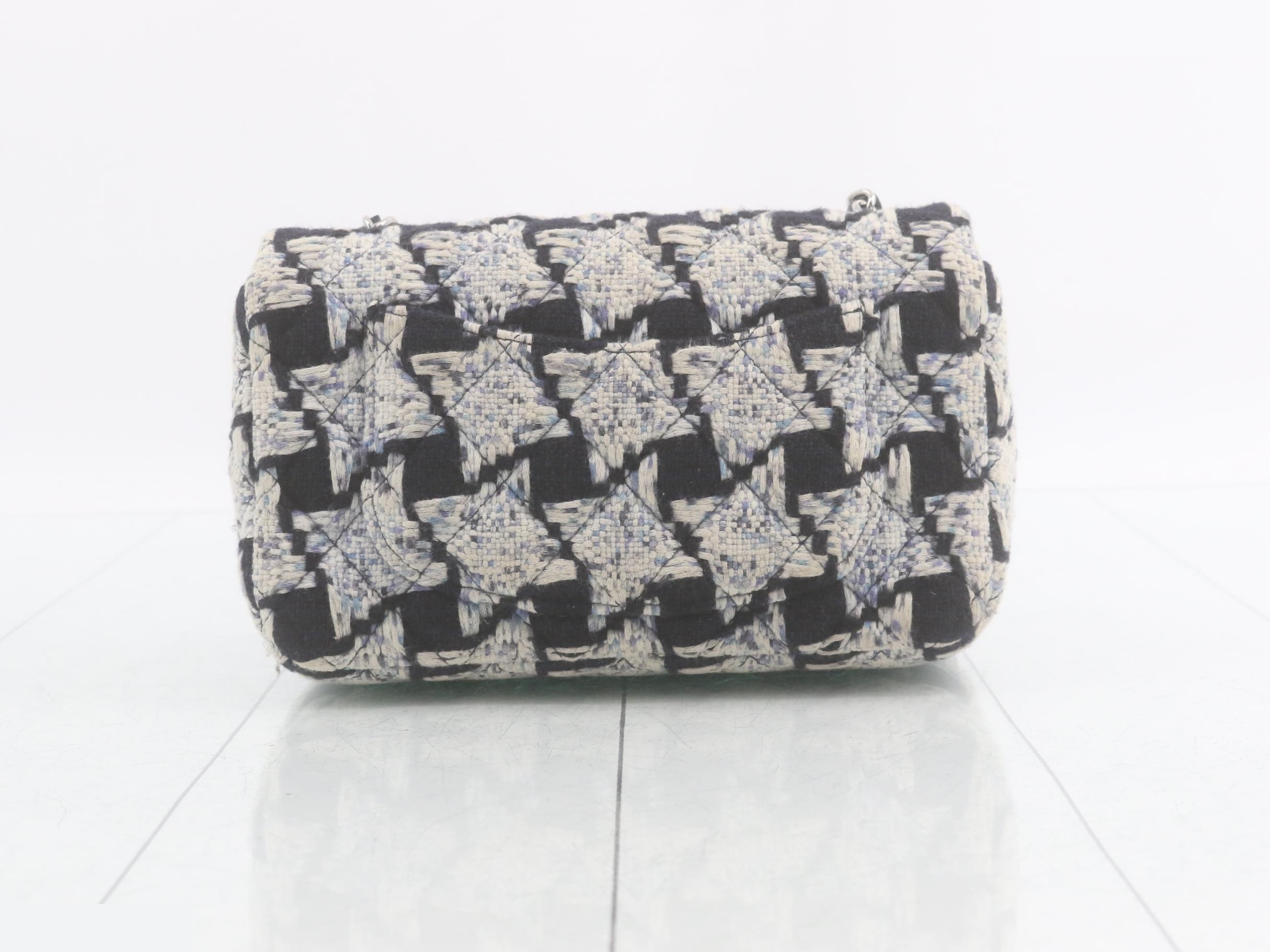 Tweed Mini Matelassé Shoulder Bag — view 2