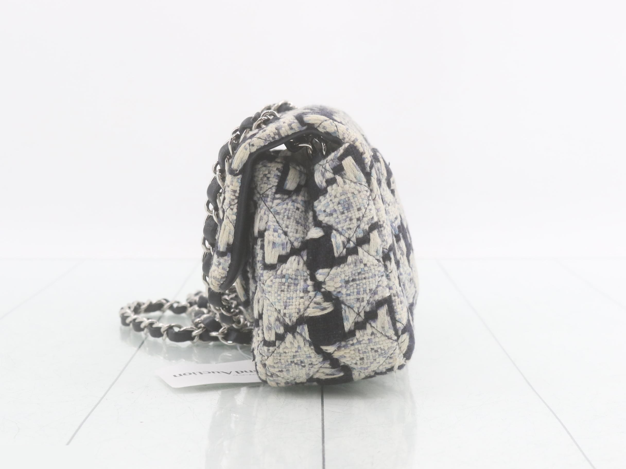 Tweed Mini Matelassé Shoulder Bag — view 3