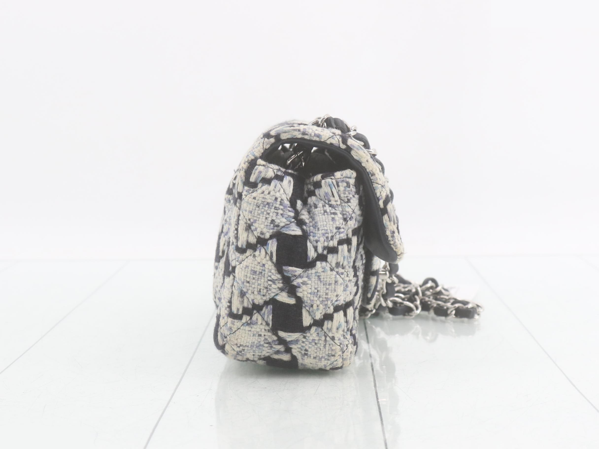 Tweed Mini Matelassé Shoulder Bag — view 4