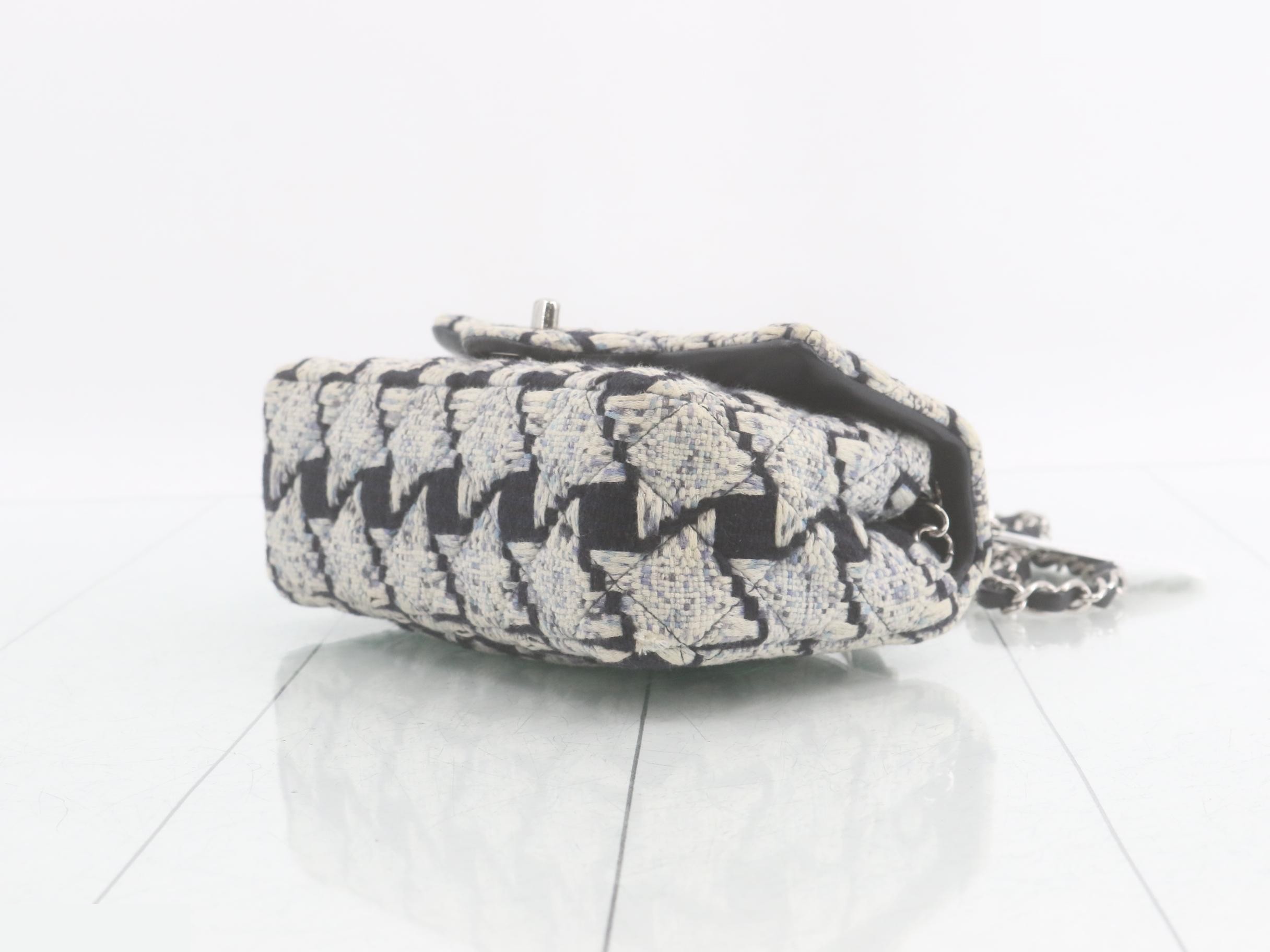 Tweed Mini Matelassé Shoulder Bag — view 6