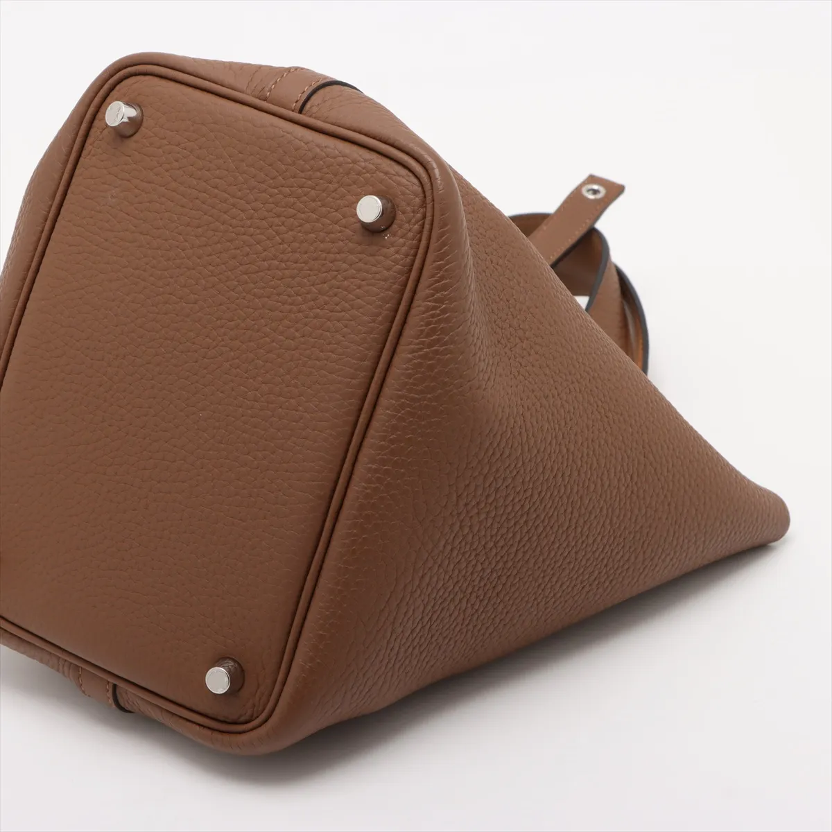 Hermès Picotin Lock 18 PM Eclat Taurillon Clemence x Veau Swift Arzan x Biscuit Silver Hardware Z: 2021 — view 3