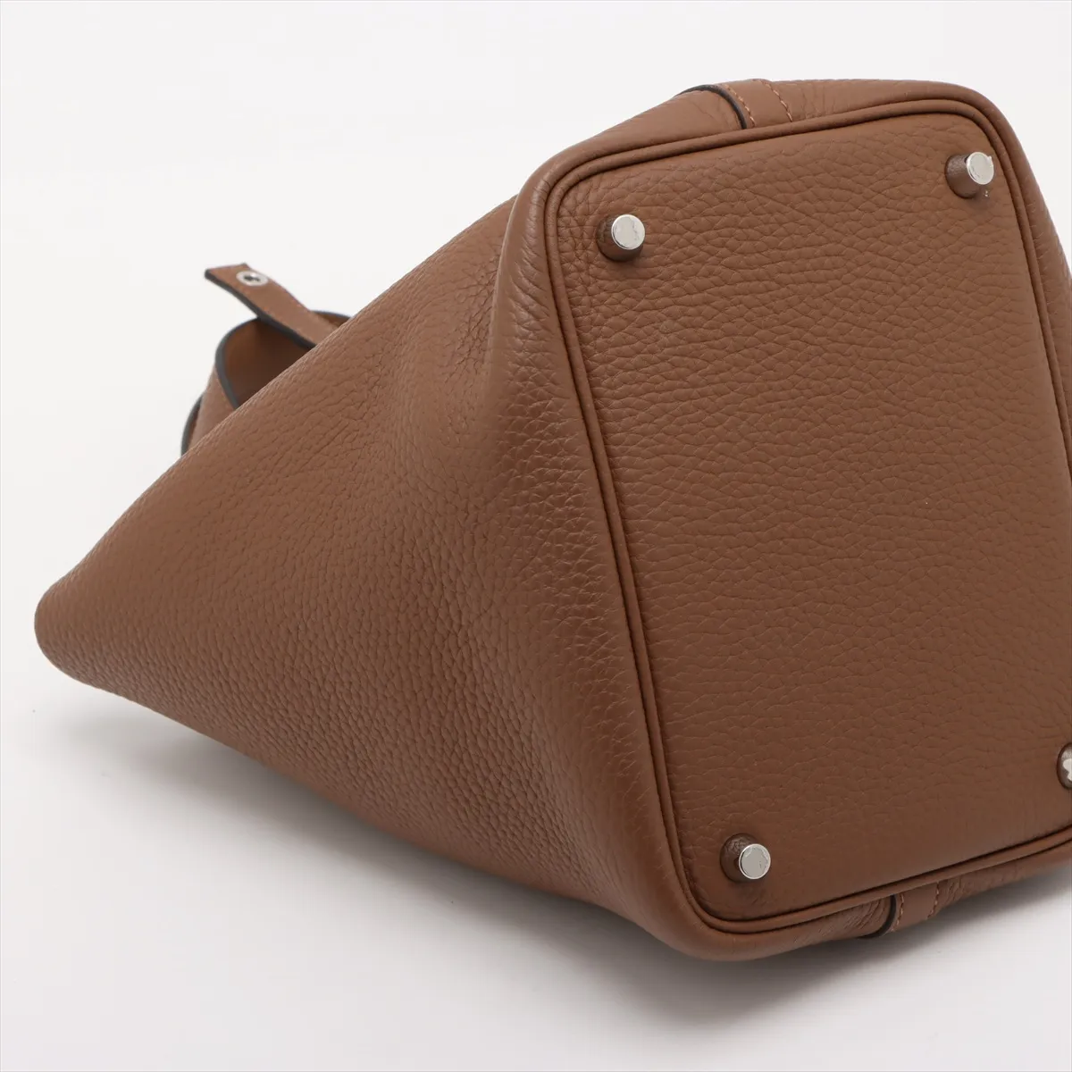 Hermès Picotin Lock 18 PM Eclat Taurillon Clemence x Veau Swift Arzan x Biscuit Silver Hardware Z: 2021 — view 4