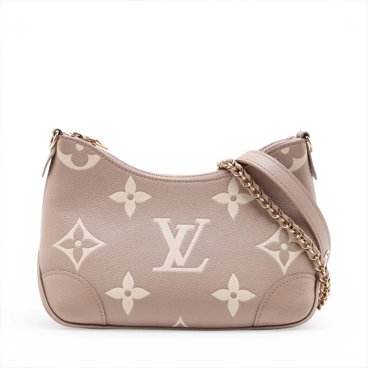 Bicolor Monogram Empreinte Boulogne PM M13224 Beige (RFID detected)