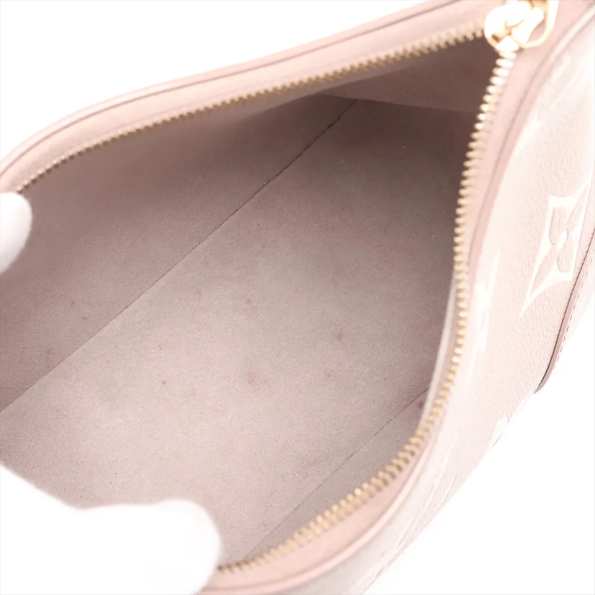 Bicolor Monogram Empreinte Boulogne PM M13224 Beige (RFID detected) — view 6