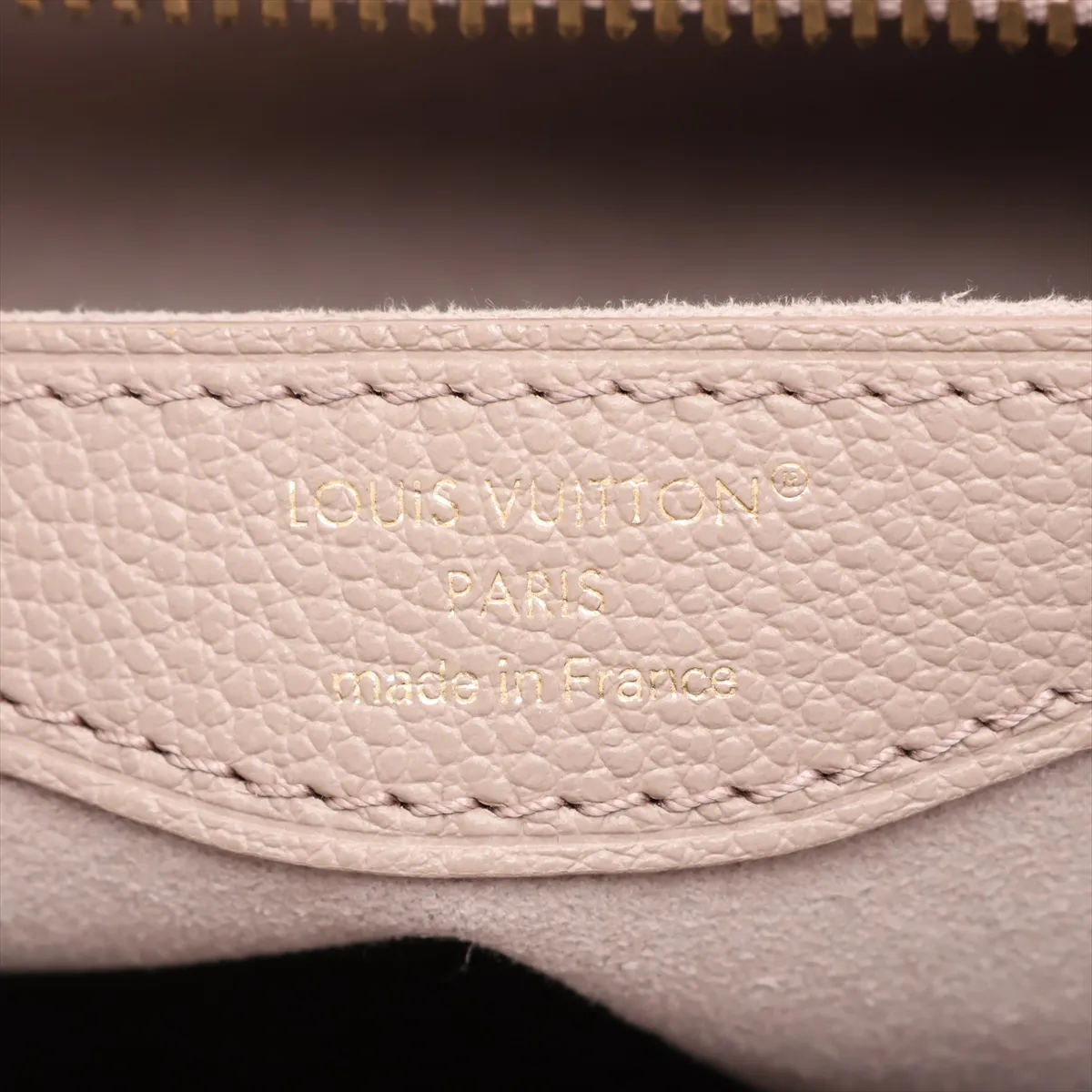 Bicolor Monogram Empreinte Boulogne PM M13224 Beige (RFID detected) — view 8