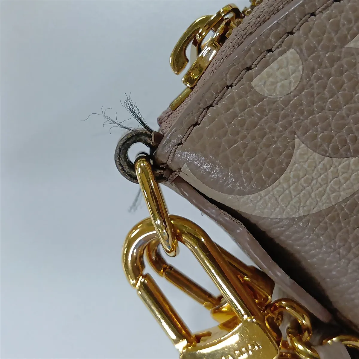 Bicolor Monogram Empreinte Boulogne PM M13224 Beige (RFID detected) — view 10