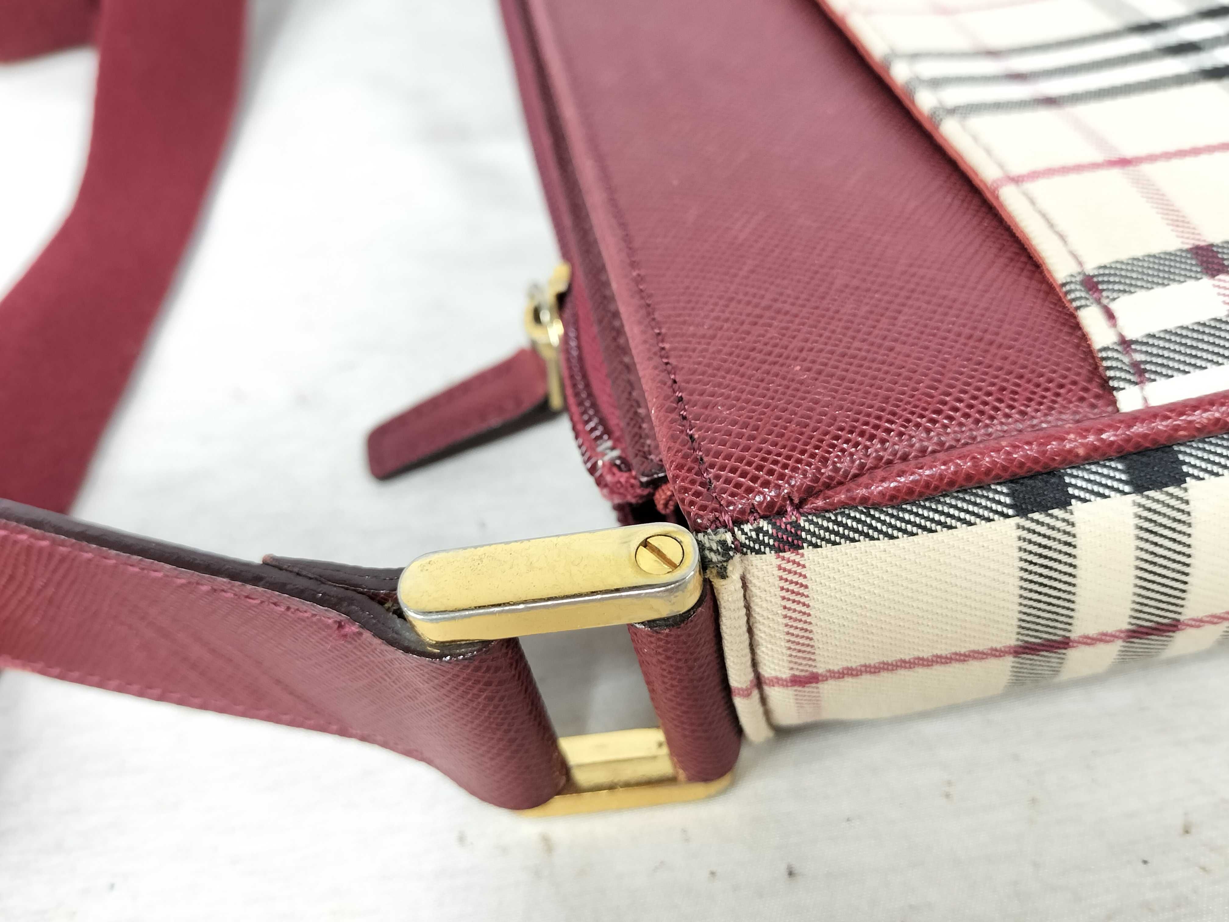 Nova Check Leather Shoulder Bag — view 5