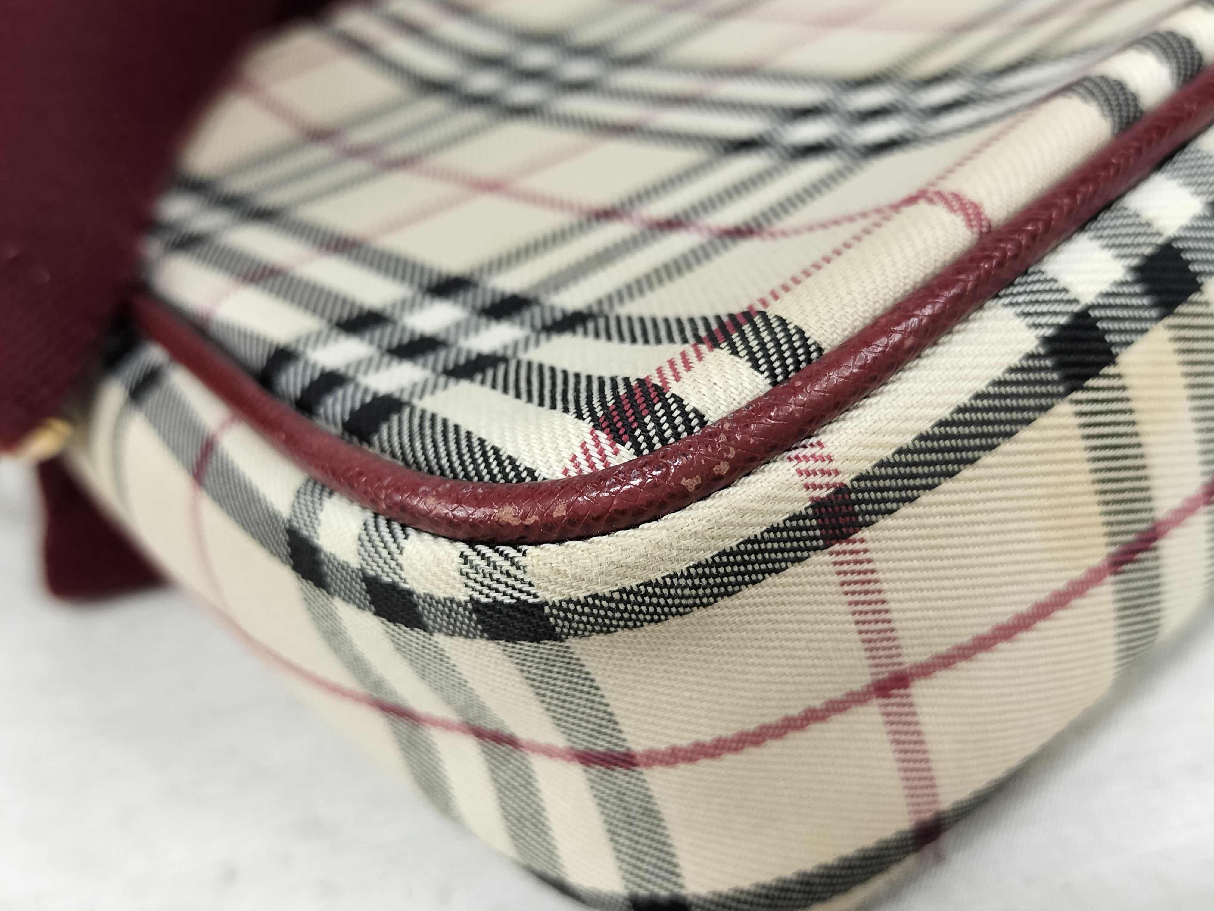 Nova Check Leather Shoulder Bag — view 7
