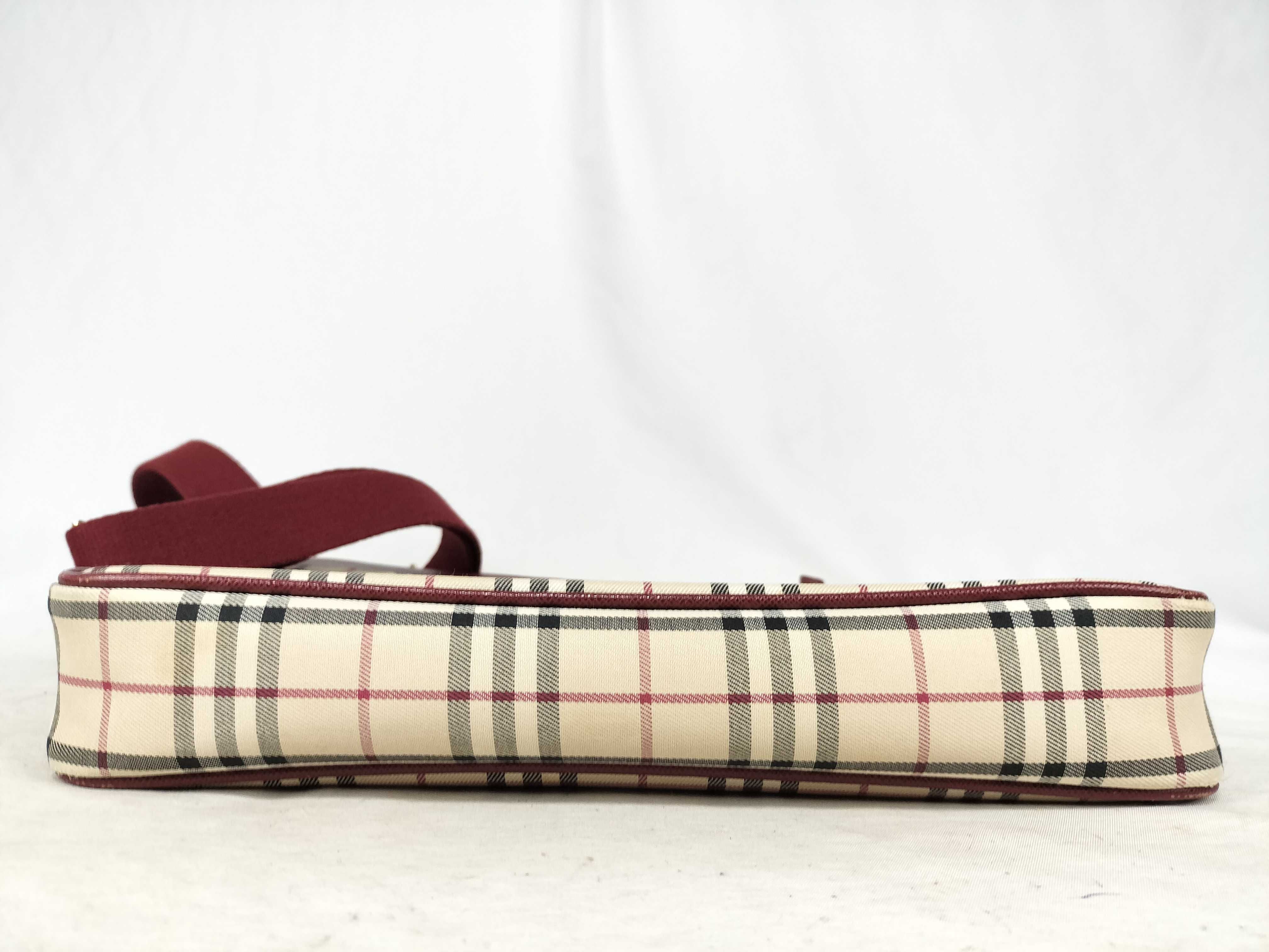 Nova Check Leather Shoulder Bag — view 8