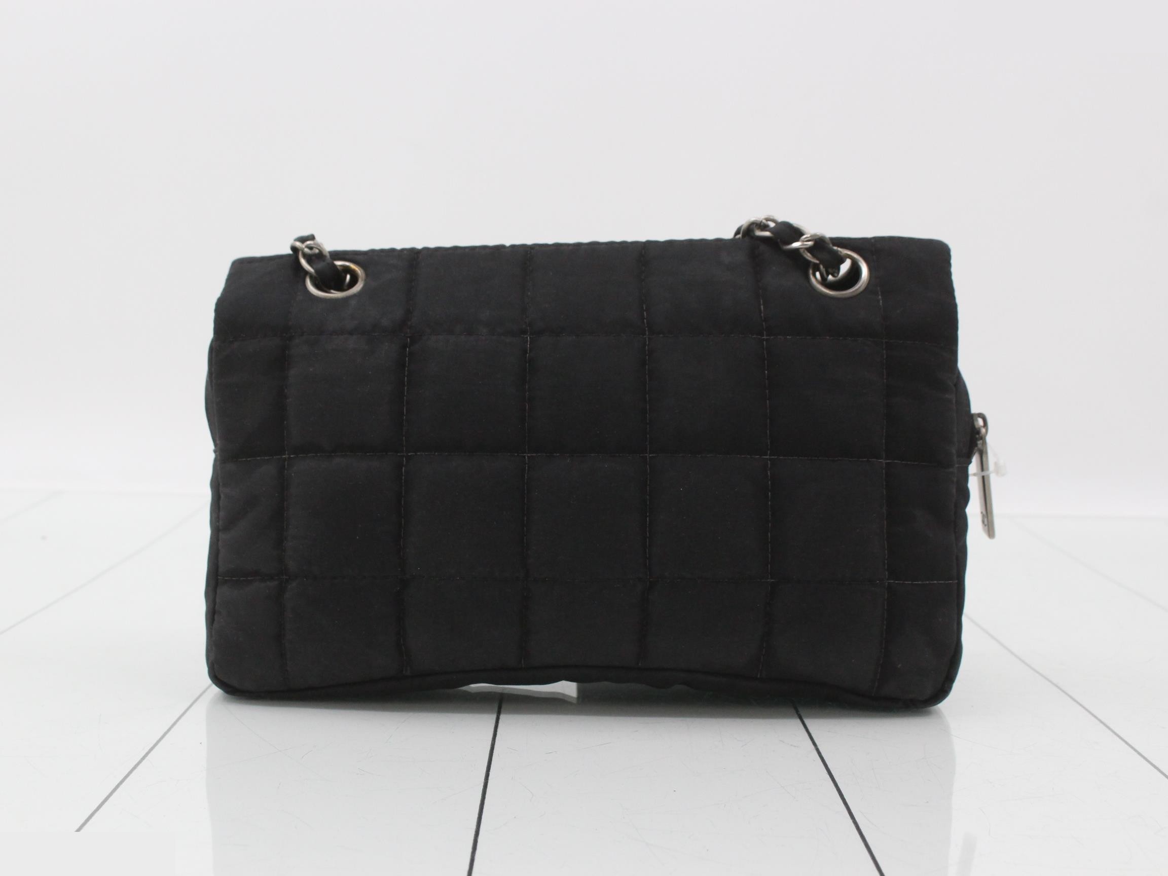 Chocolate bar shoulder bag, nylon — view 2