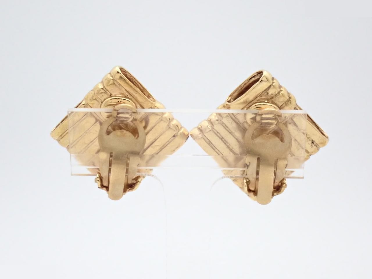 Coco Mark Gold Earrings — view 2