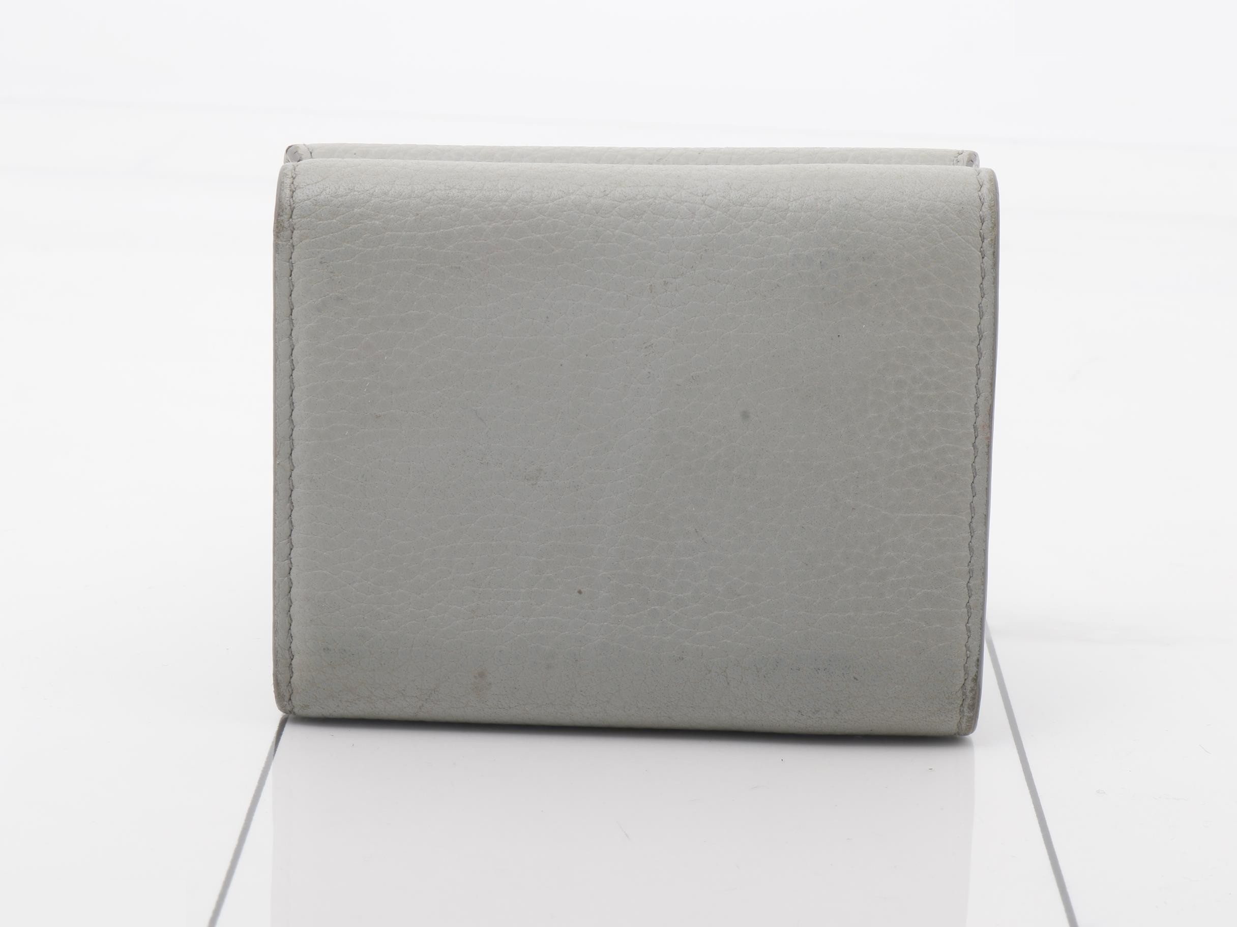Tri-fold wallet, gray — view 2