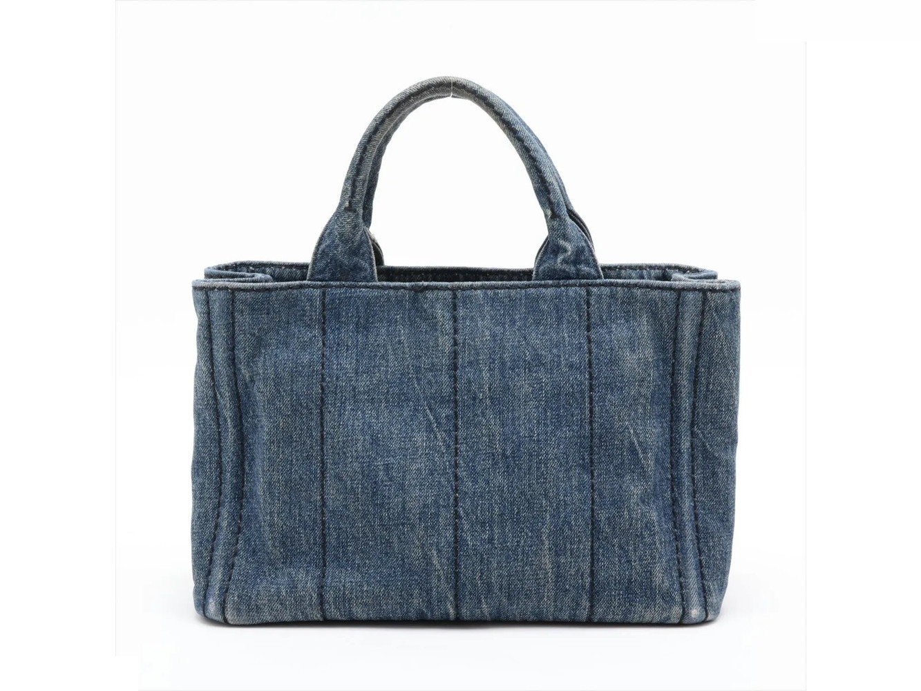 Canapa Triangle Logo Denim 2-Way Shoulder Bag — view 2
