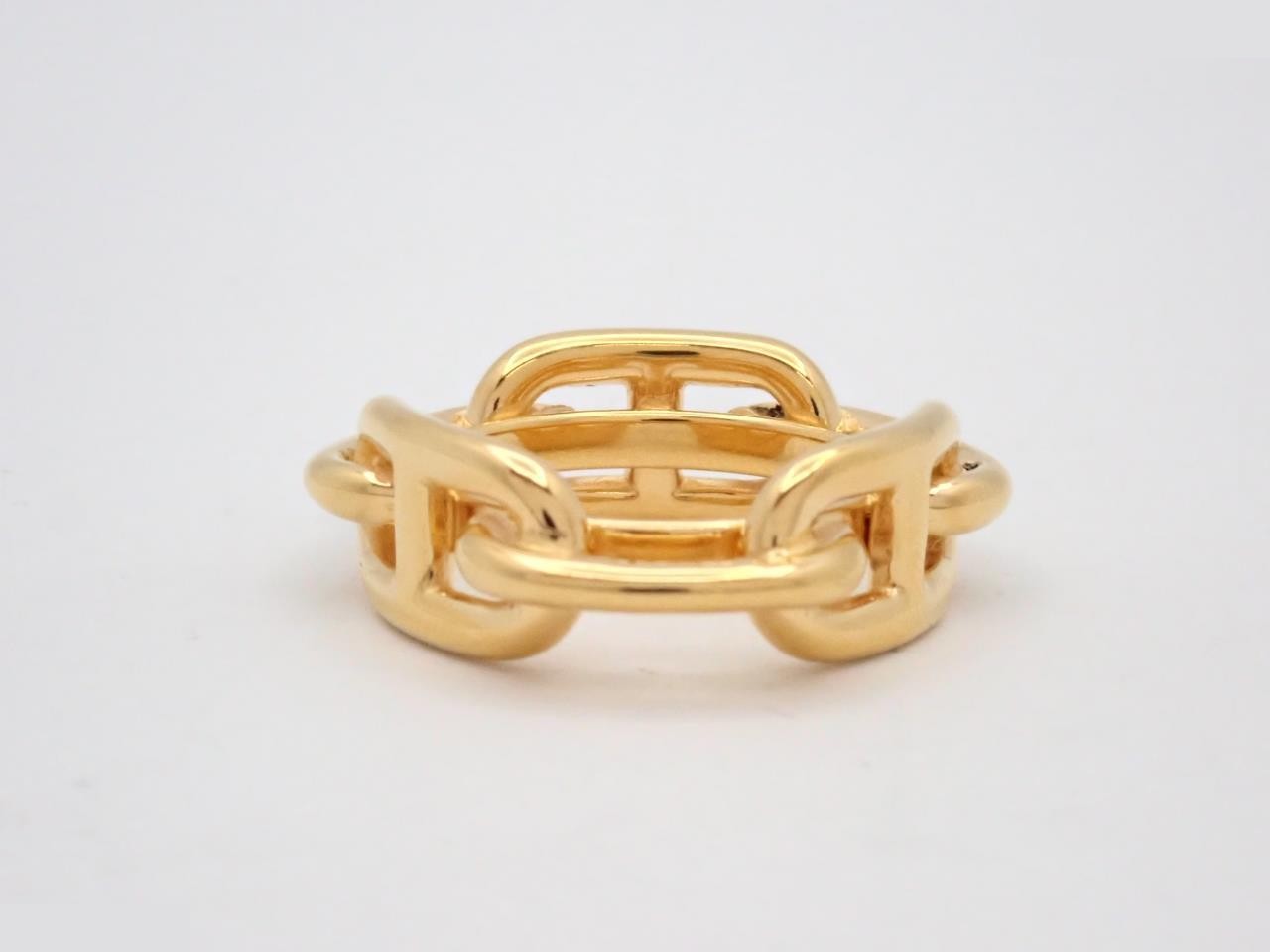 Chaine d'Ancre scarf ring, gold color — view 2