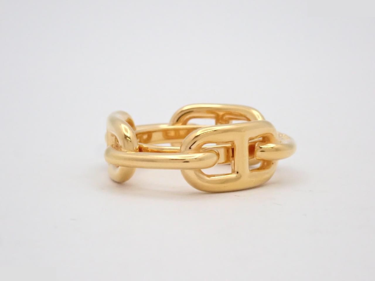 Chaine d'Ancre scarf ring, gold color — view 3