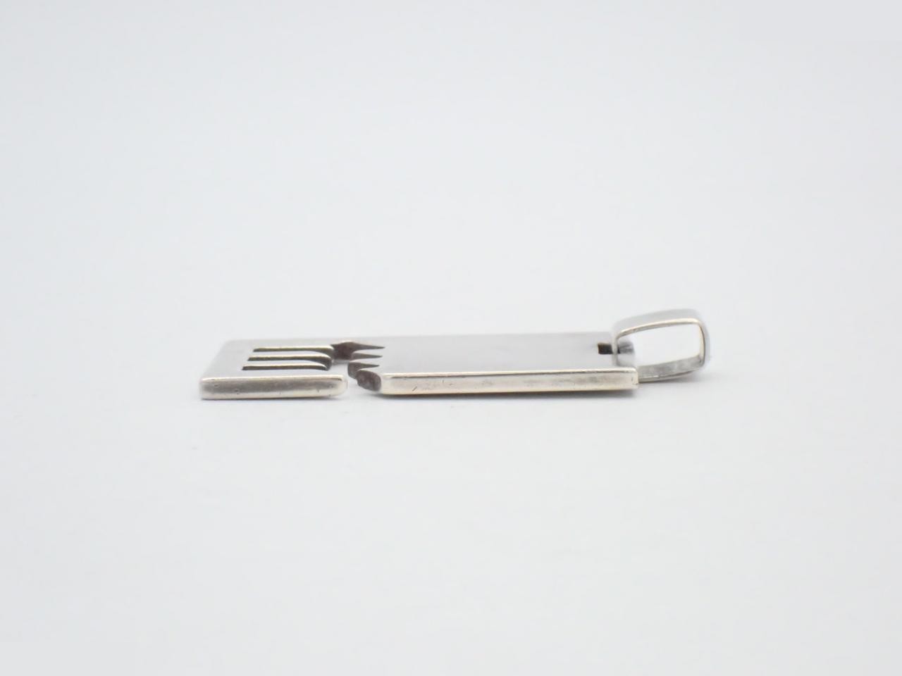Necklace Pendant, 925 Sterling Silver, 11.7g, Virgo — view 3