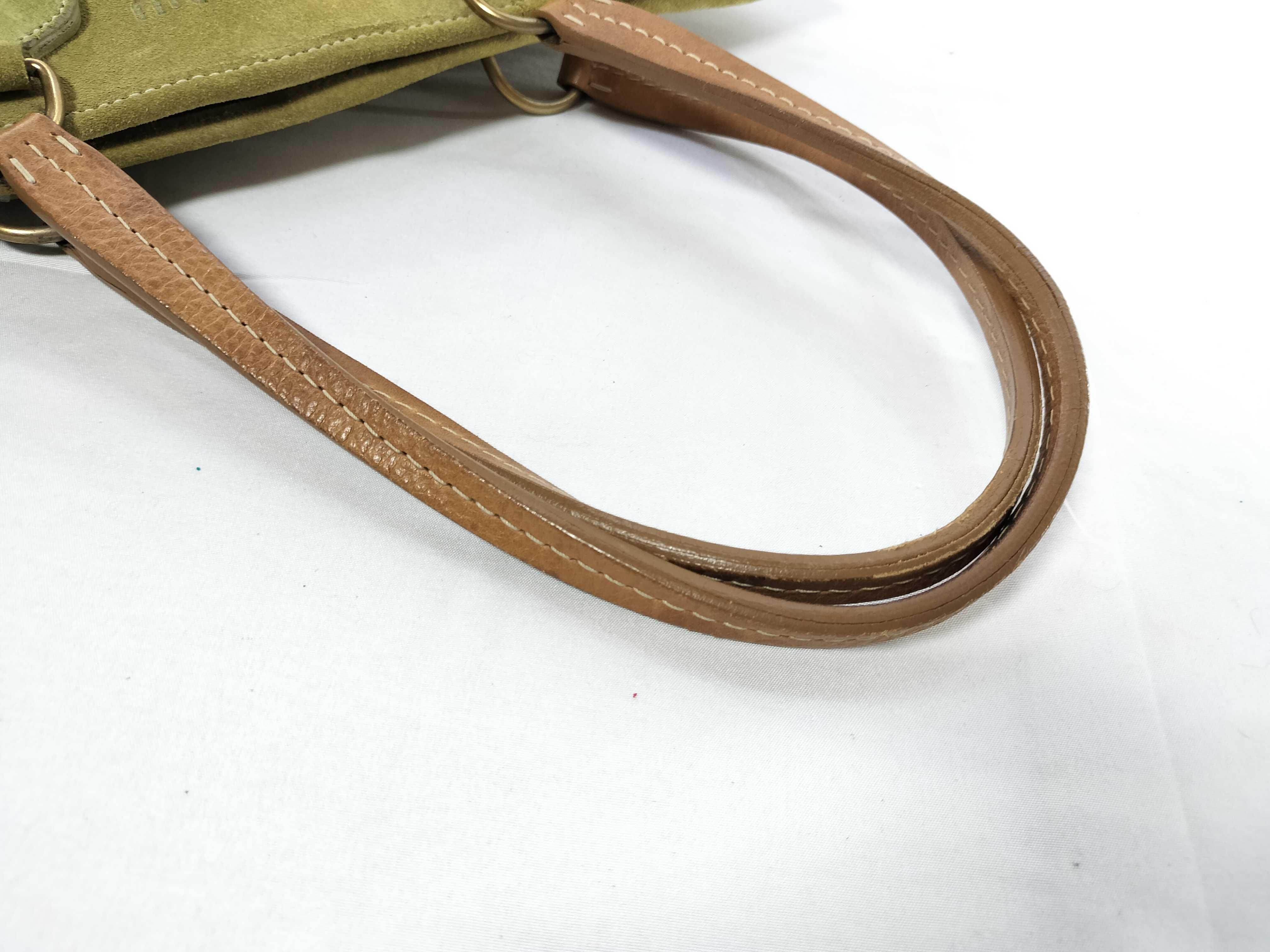 Suede x Basket Mixed Material Tote Bag — view 3