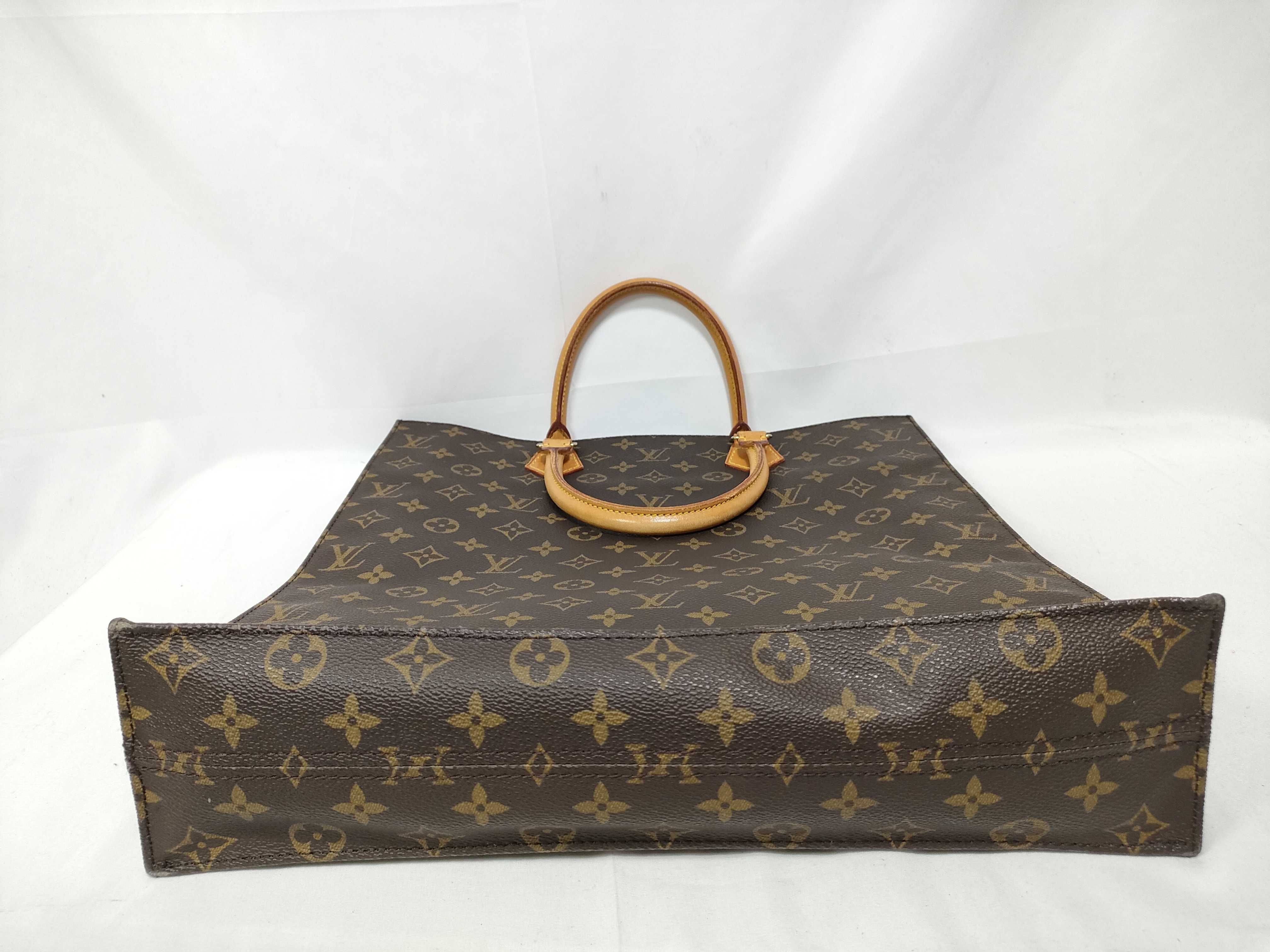 Monogram Sac Plat M51140 MI0958 Brown Tote Bag — view 3