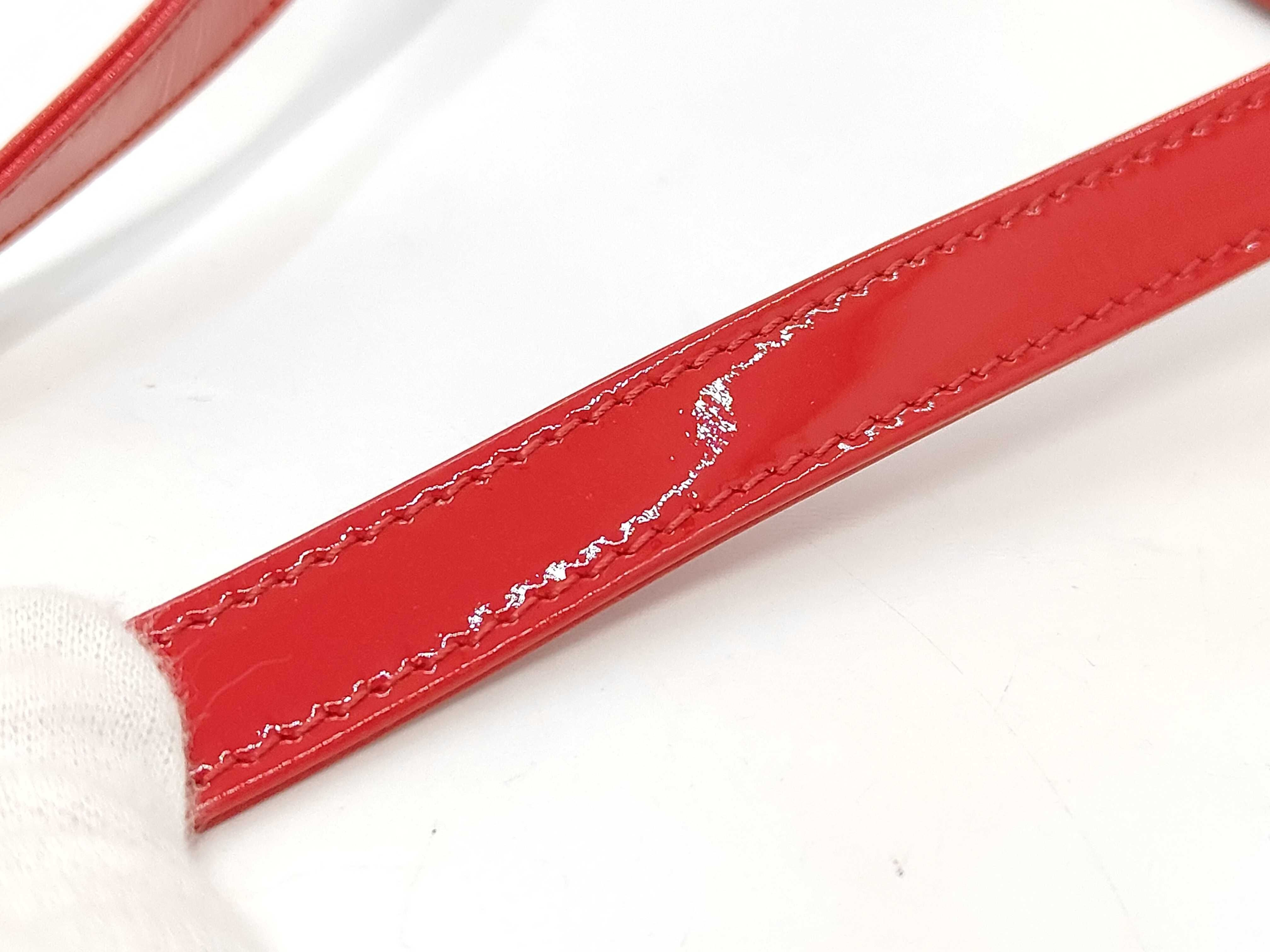 Lady Dior Cannage 2-way Shoulder Bag, Red, with strap and authenticity card. — view 4
