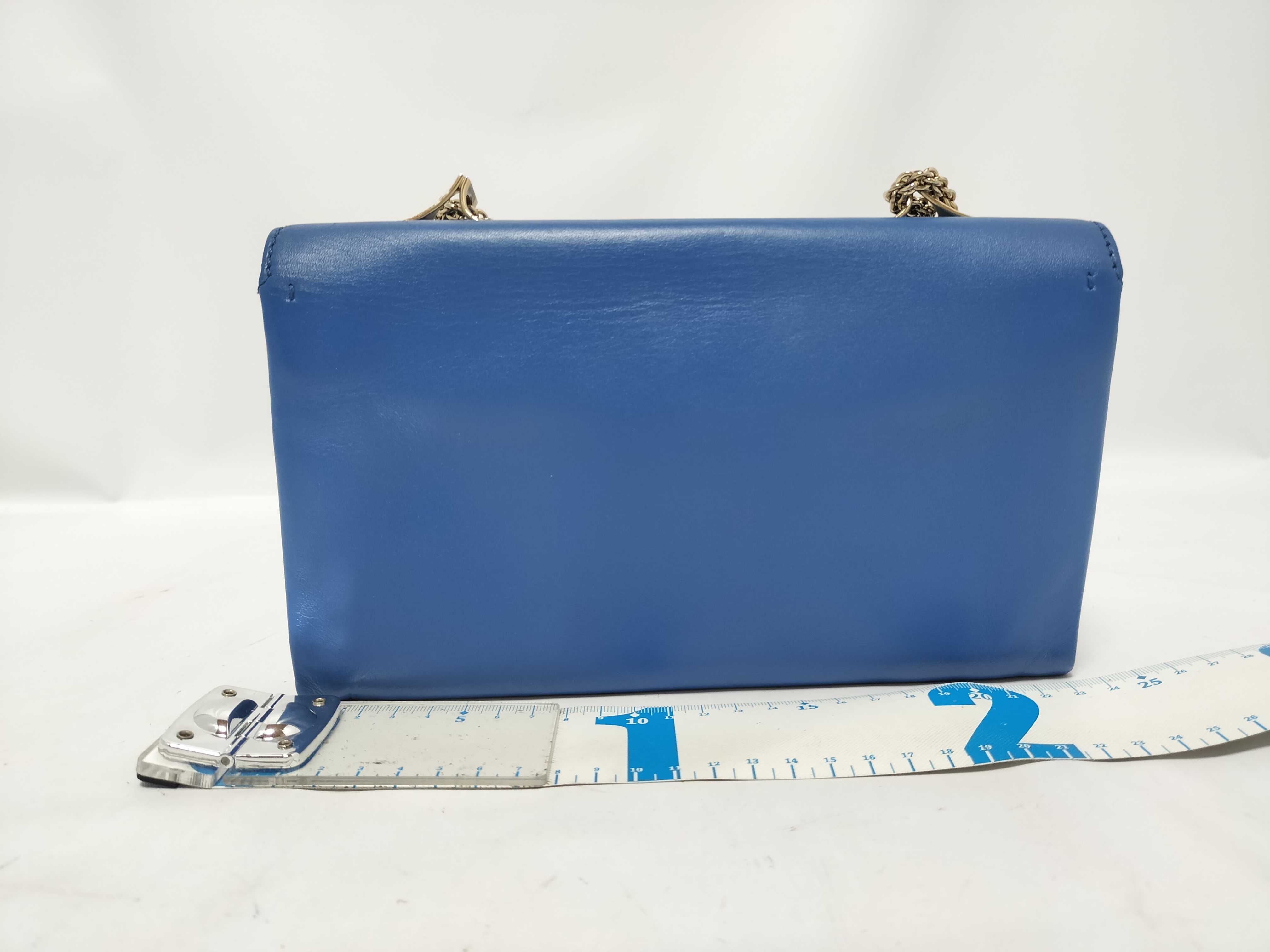 Chain Bag, Blue Shoulder Bag — view 2
