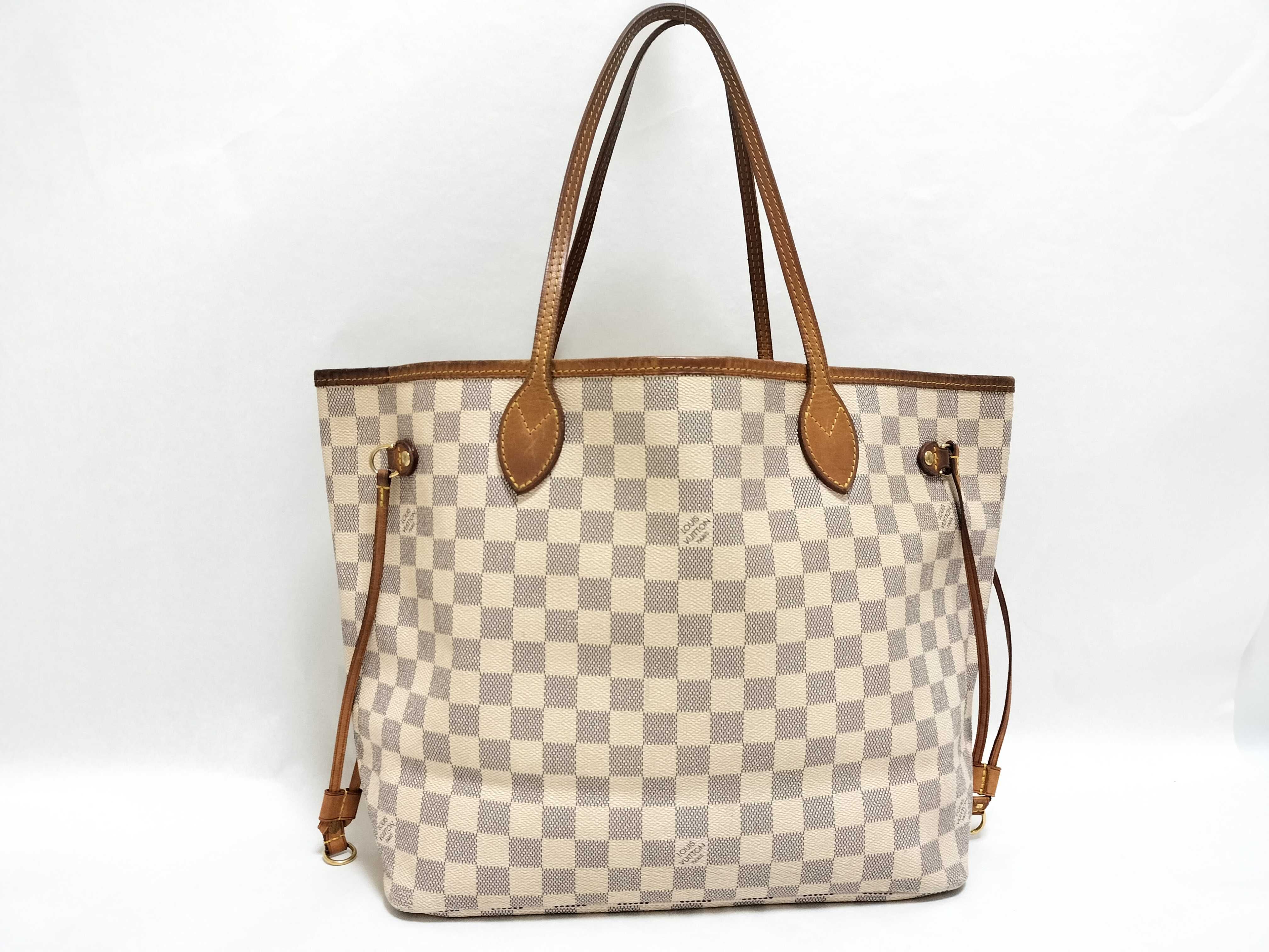 Damier Azur Vito Damier Neverfull Tote Bag