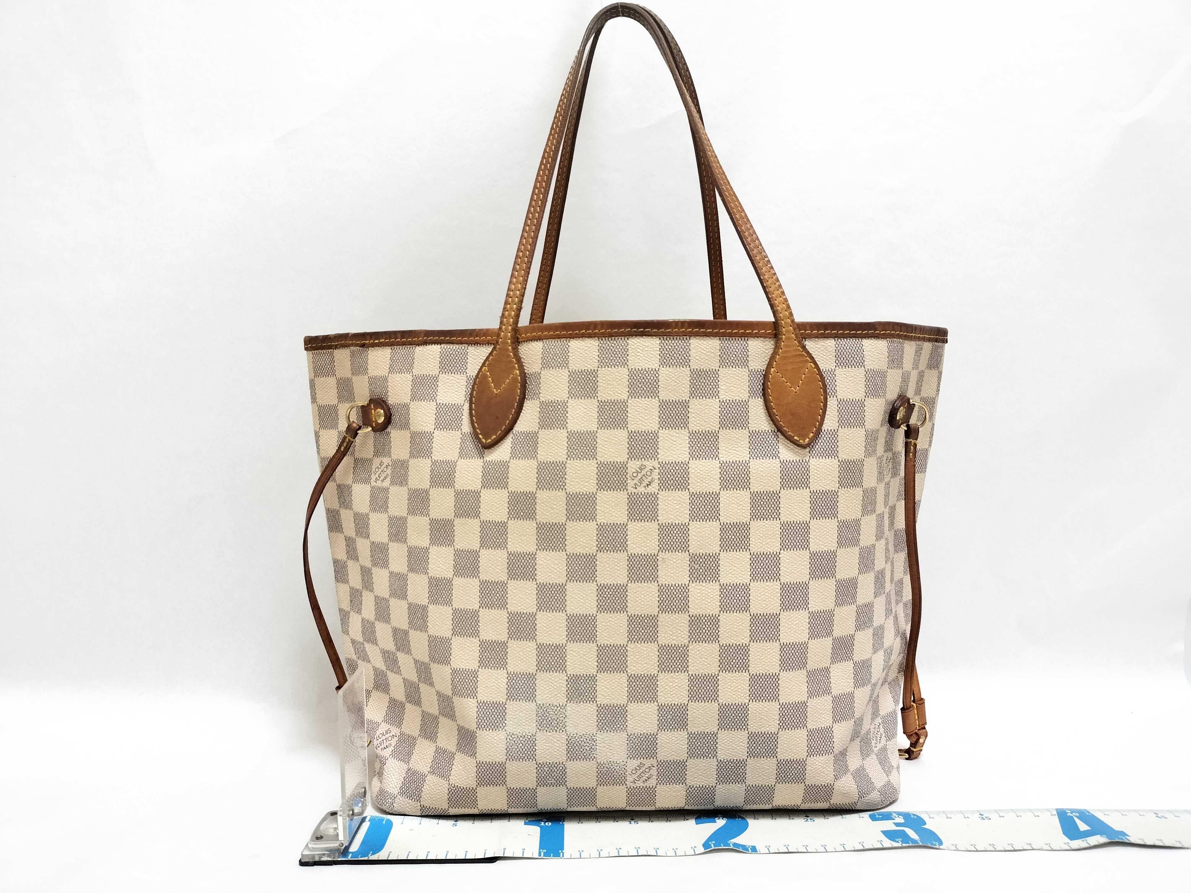Damier Azur Vito Damier Neverfull Tote Bag — view 2