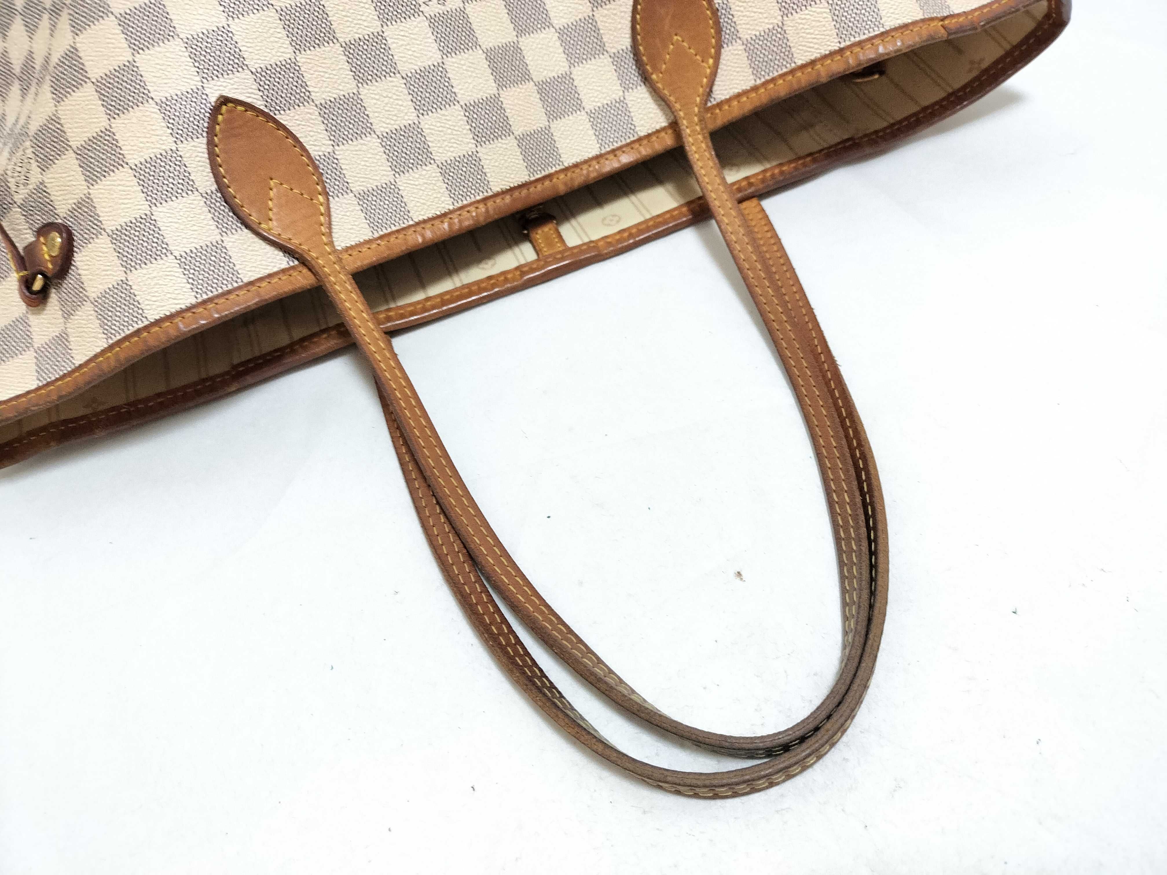 Damier Azur Vito Damier Neverfull Tote Bag — view 3