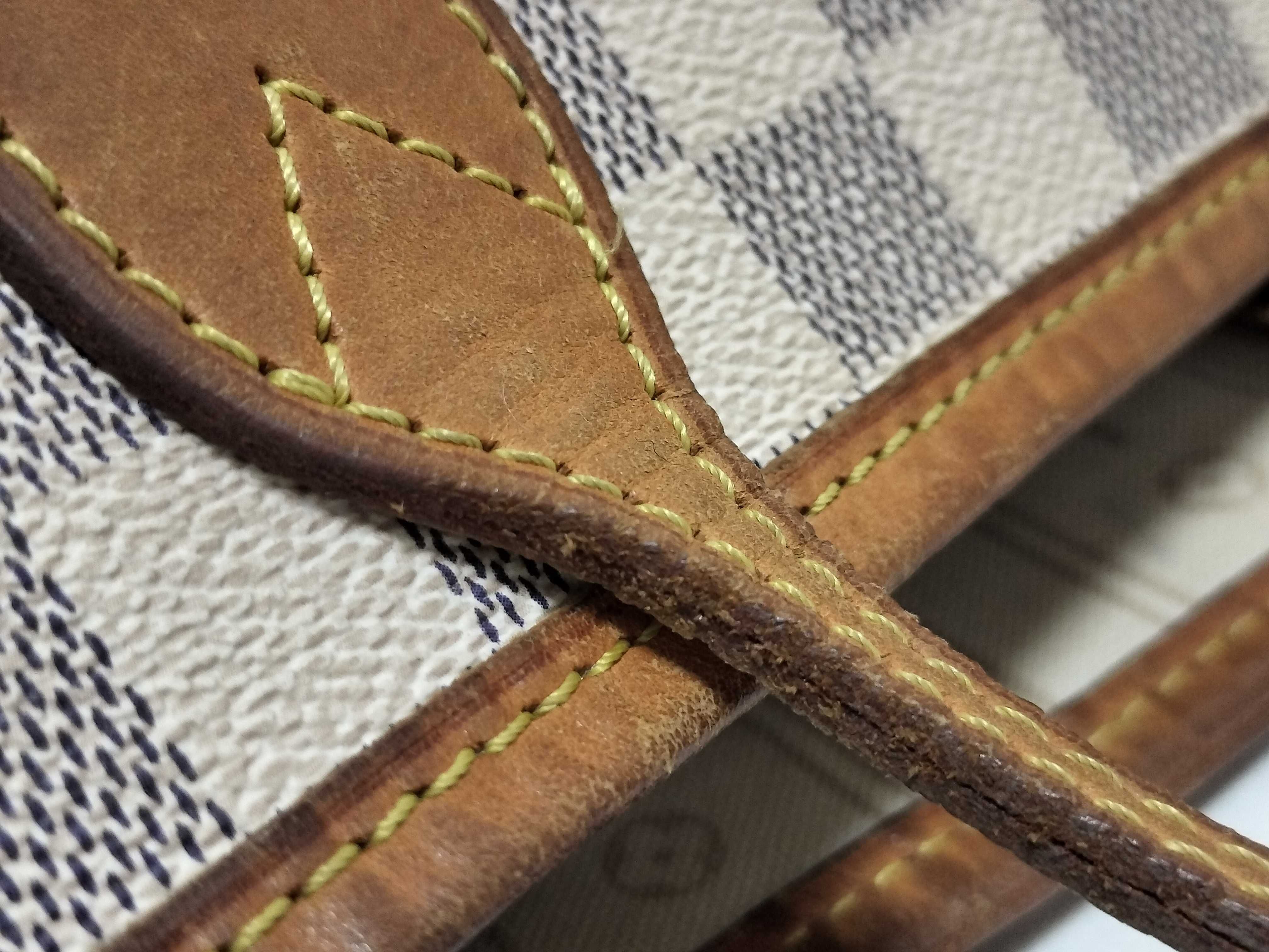 Damier Azur Vito Damier Neverfull Tote Bag — view 5