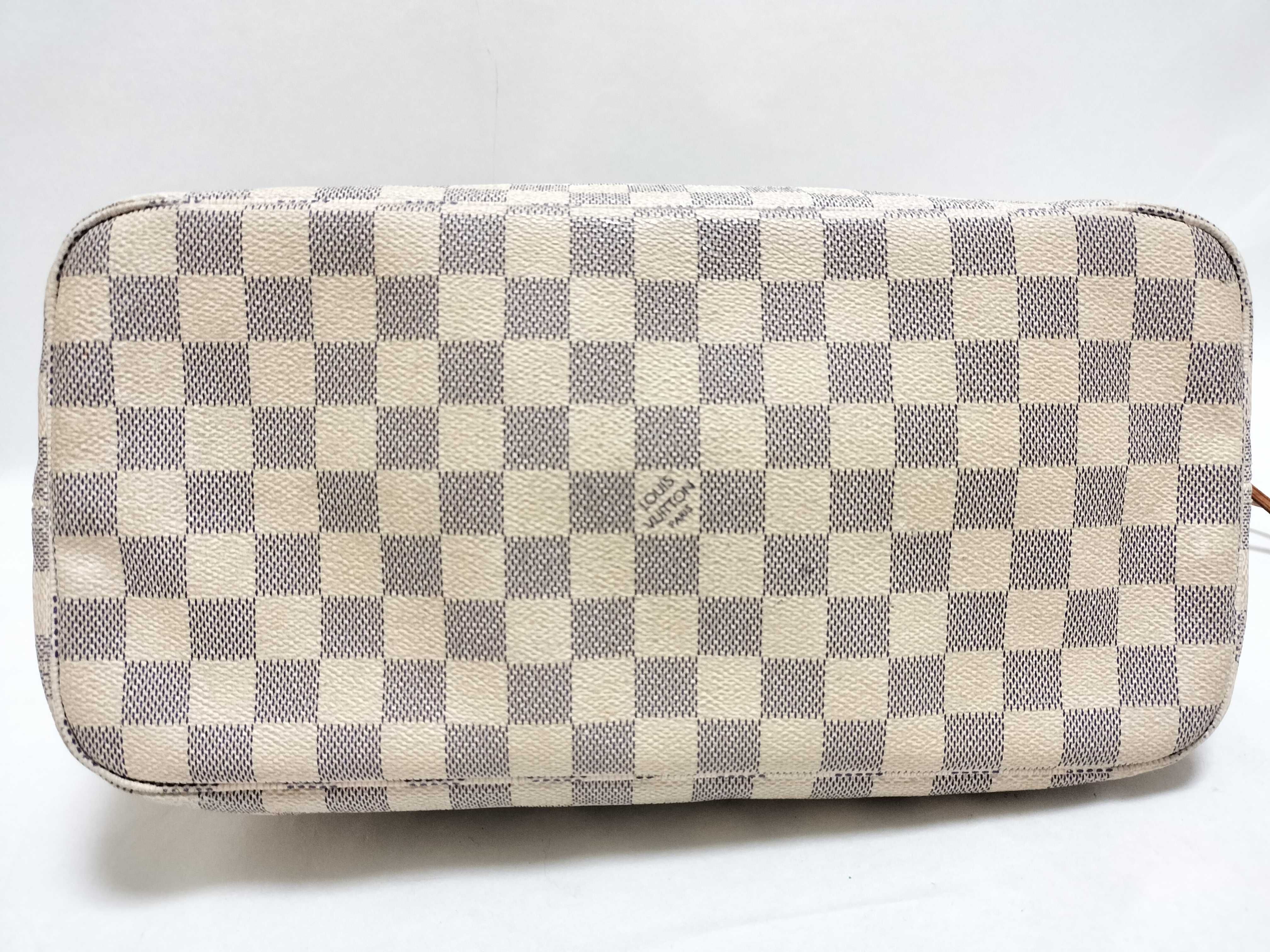 Damier Azur Vito Damier Neverfull Tote Bag — view 7