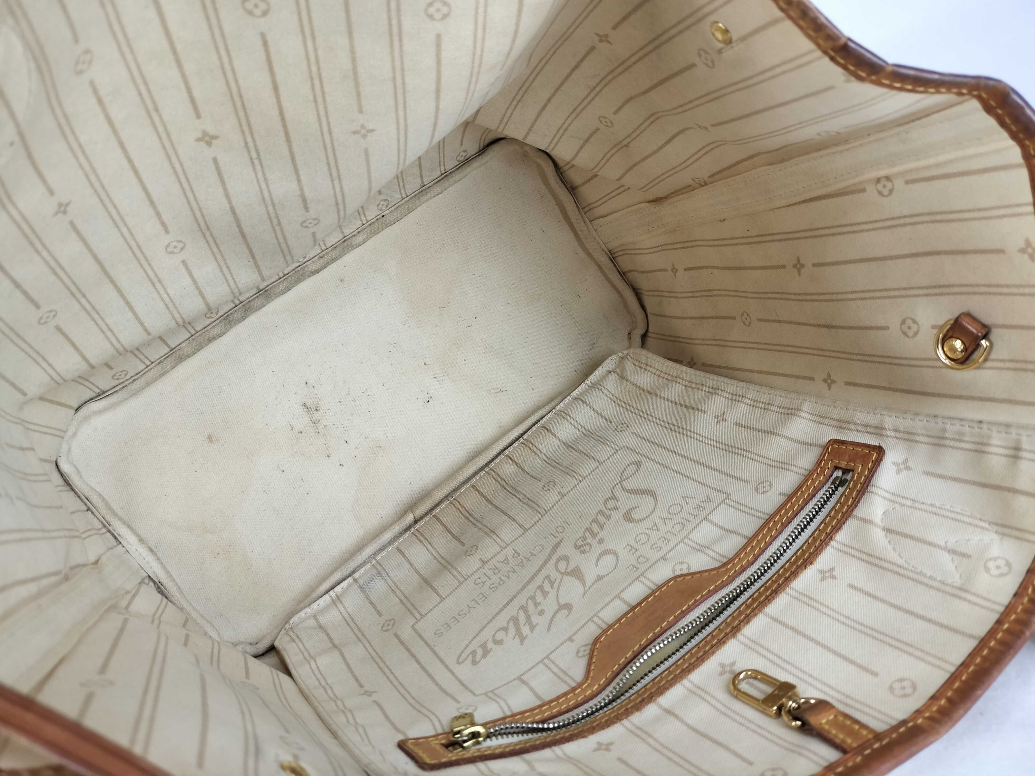 Damier Azur Vito Damier Neverfull Tote Bag — view 9