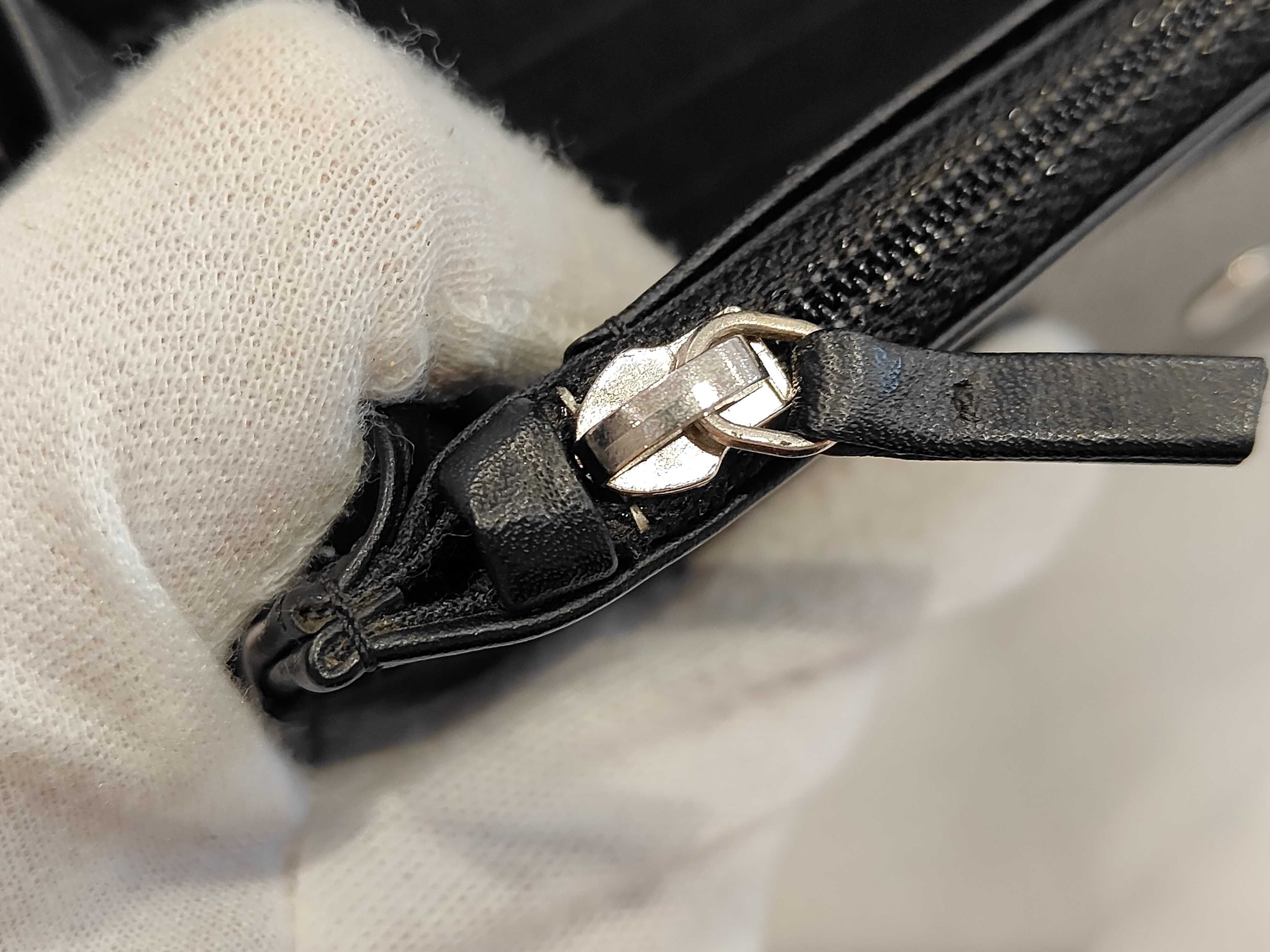 Caviar Skin Large Coco Mark Chain Wallet, Silver Hardware, Serial Number 22-series Shoulder Bag — view 14
