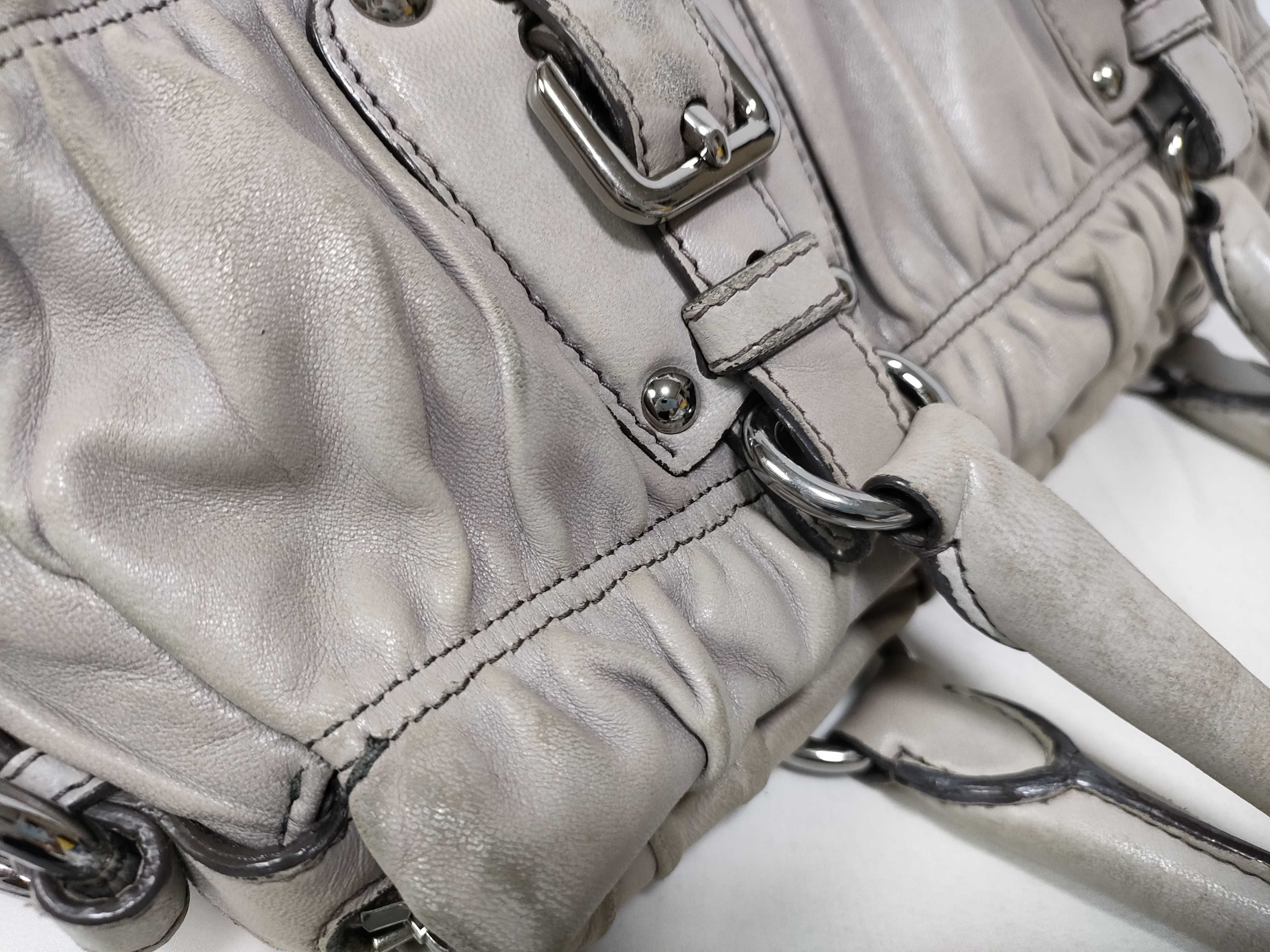 handbag, Nappa leather, greige handbag — view 11