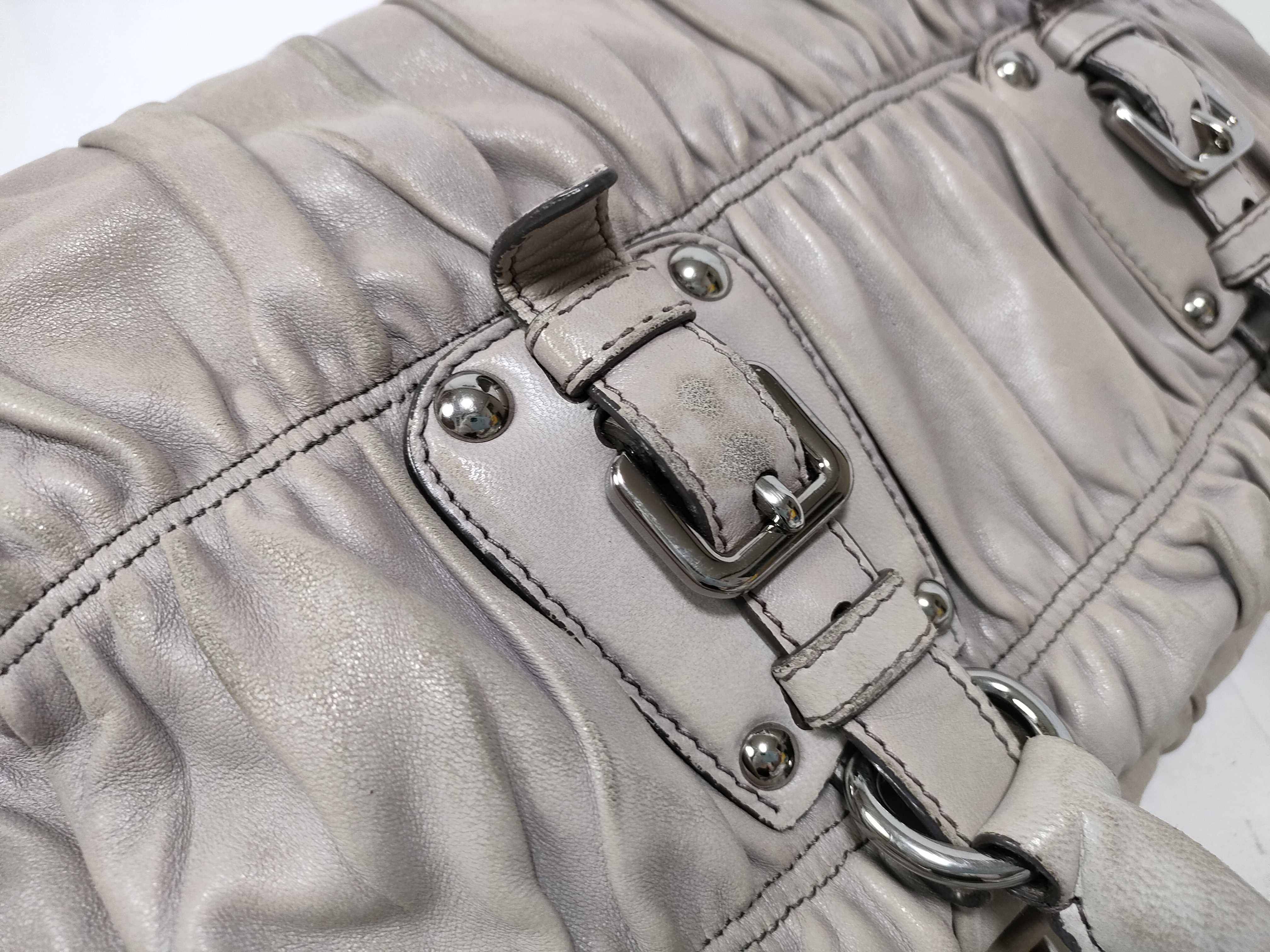 handbag, Nappa leather, greige handbag — view 12