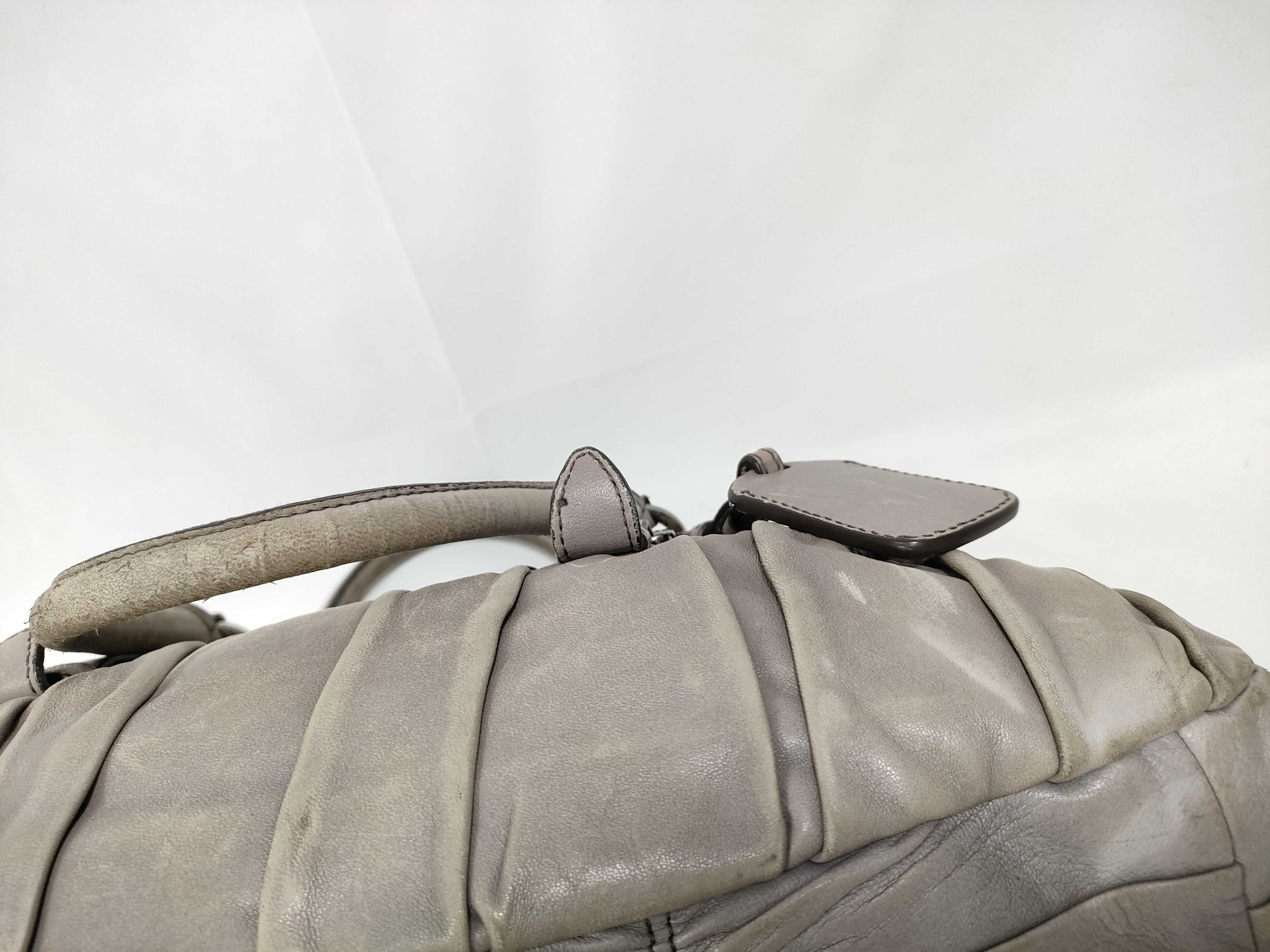 handbag, Nappa leather, greige handbag — view 5
