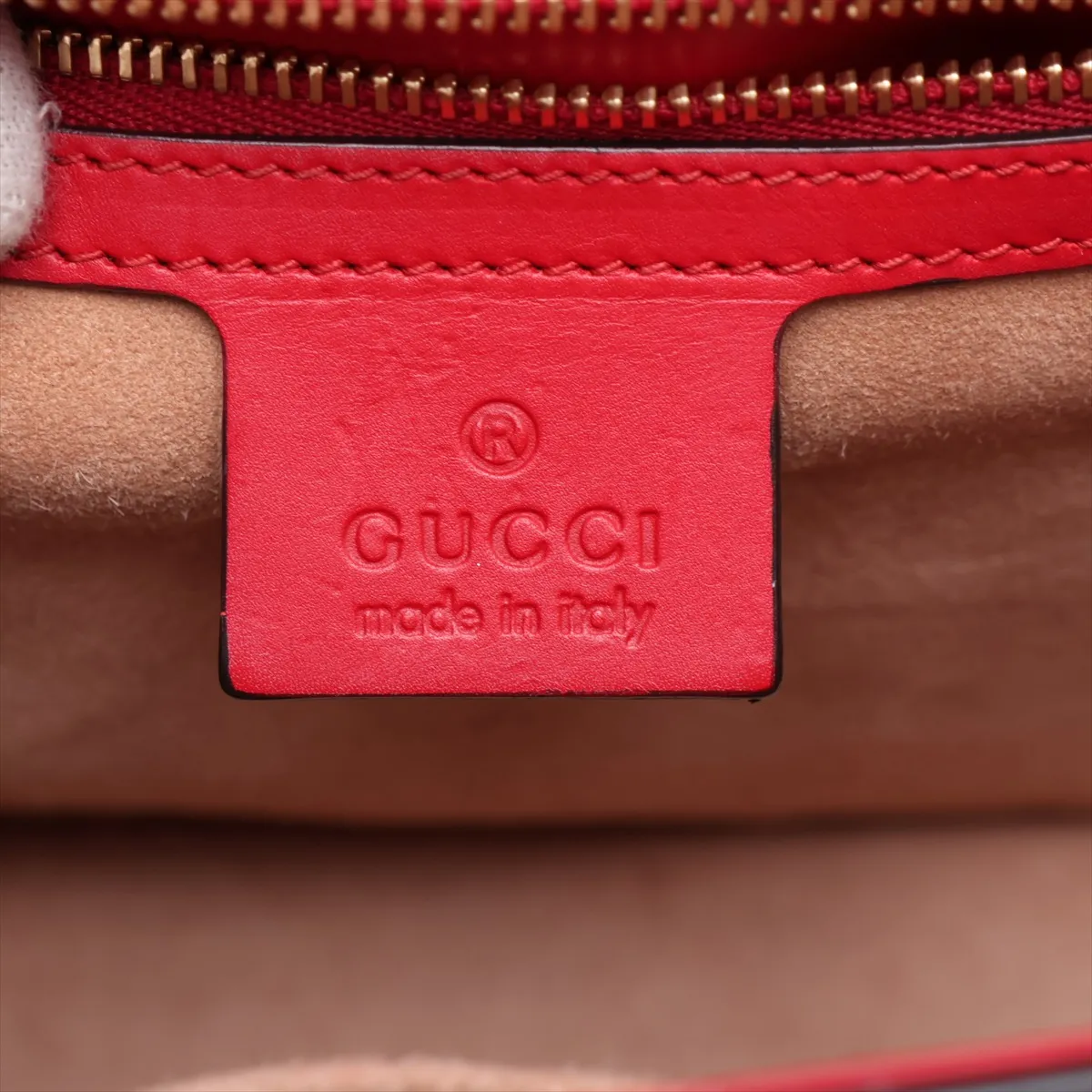 Sylvie Leather Shoulder Bag, Red, 421882 — view 8
