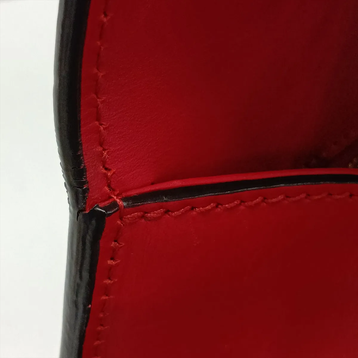 Sylvie Leather Shoulder Bag, Red, 421882 — view 10