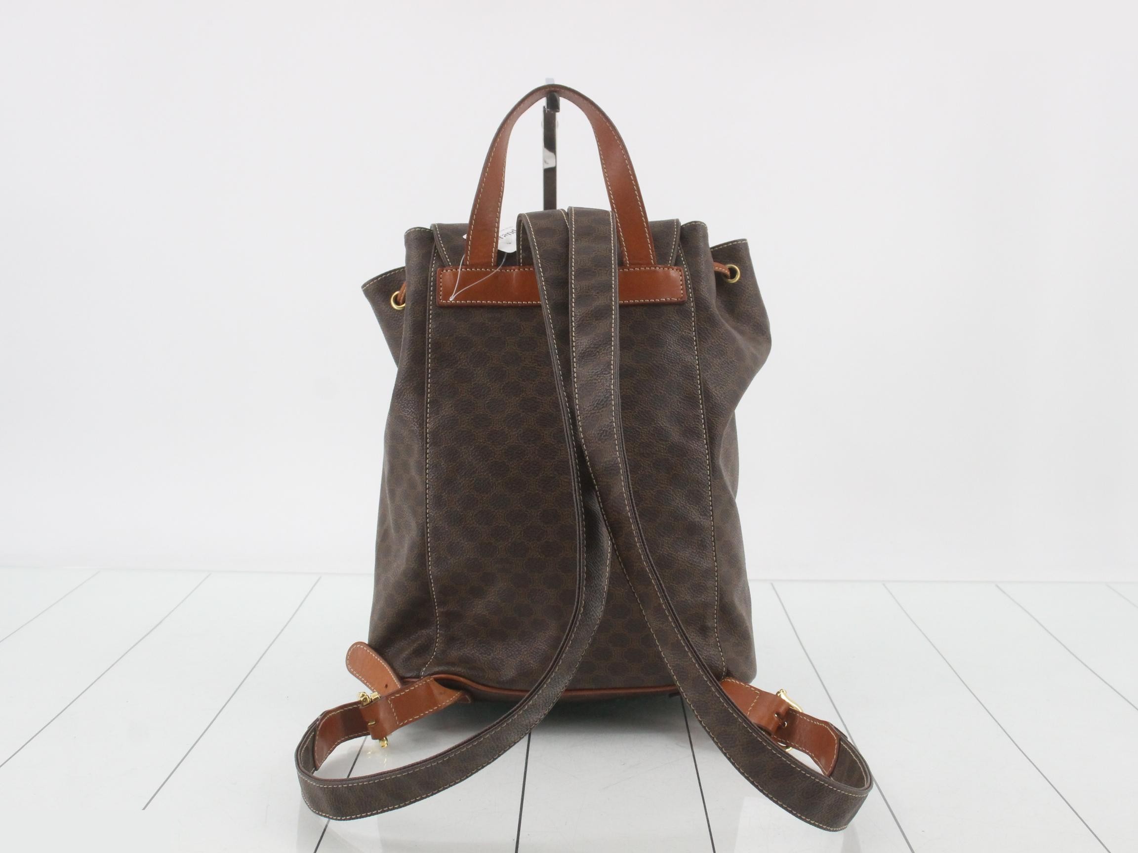 Other lines: Bags & Backpacks, Macadam pattern, Brown — view 2