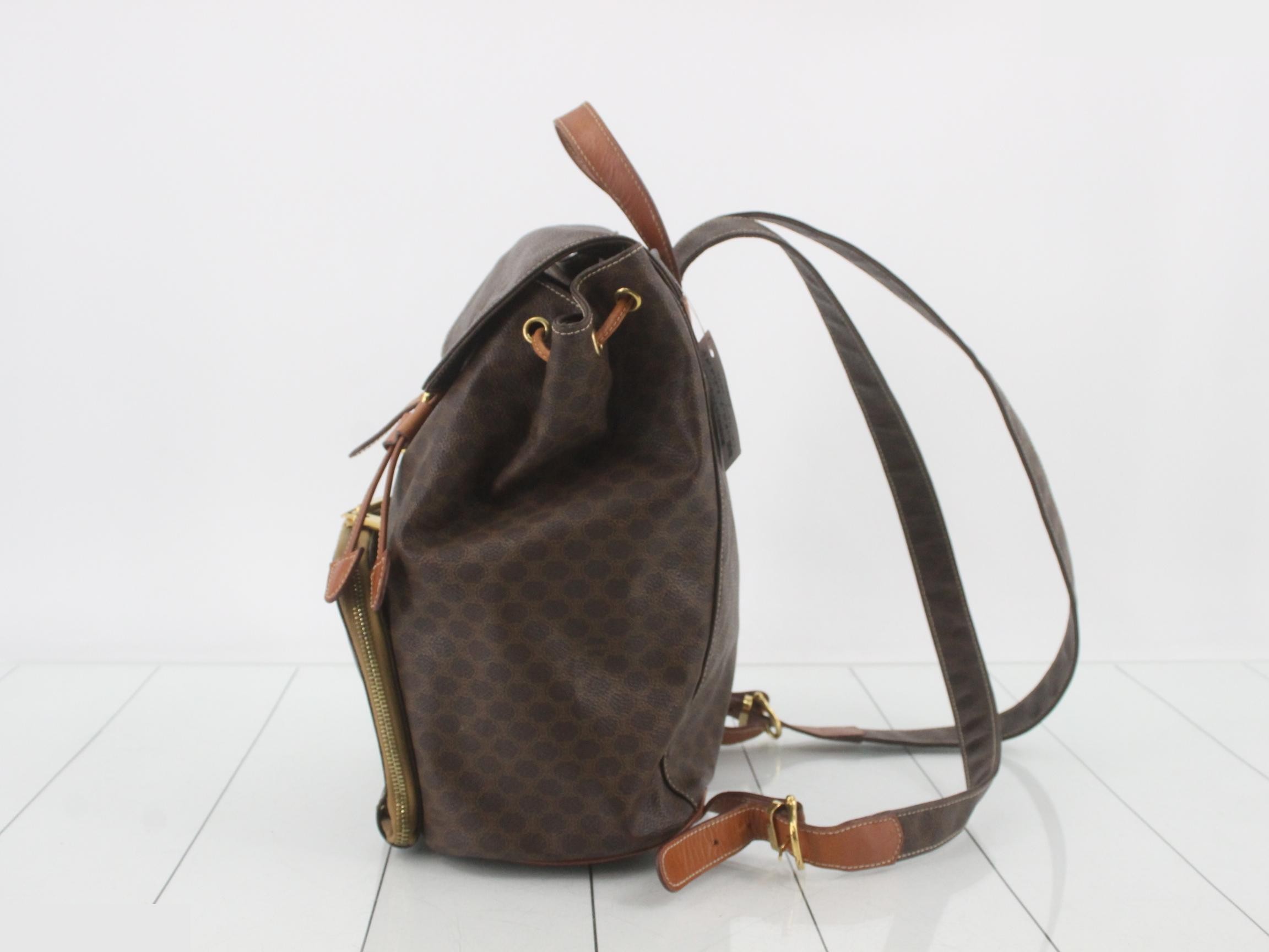 Other lines: Bags & Backpacks, Macadam pattern, Brown — view 3