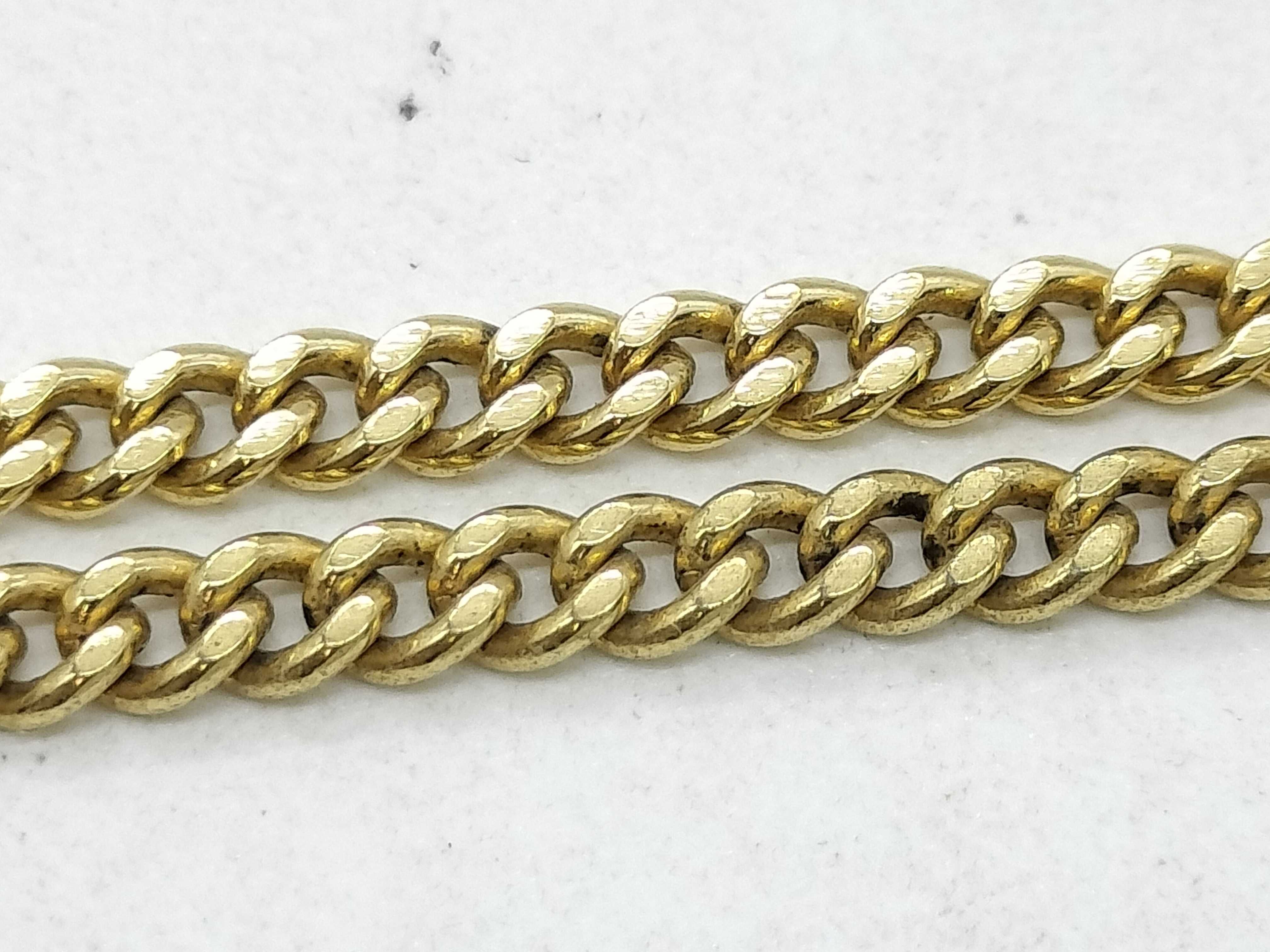 logo gold necklace — view 9