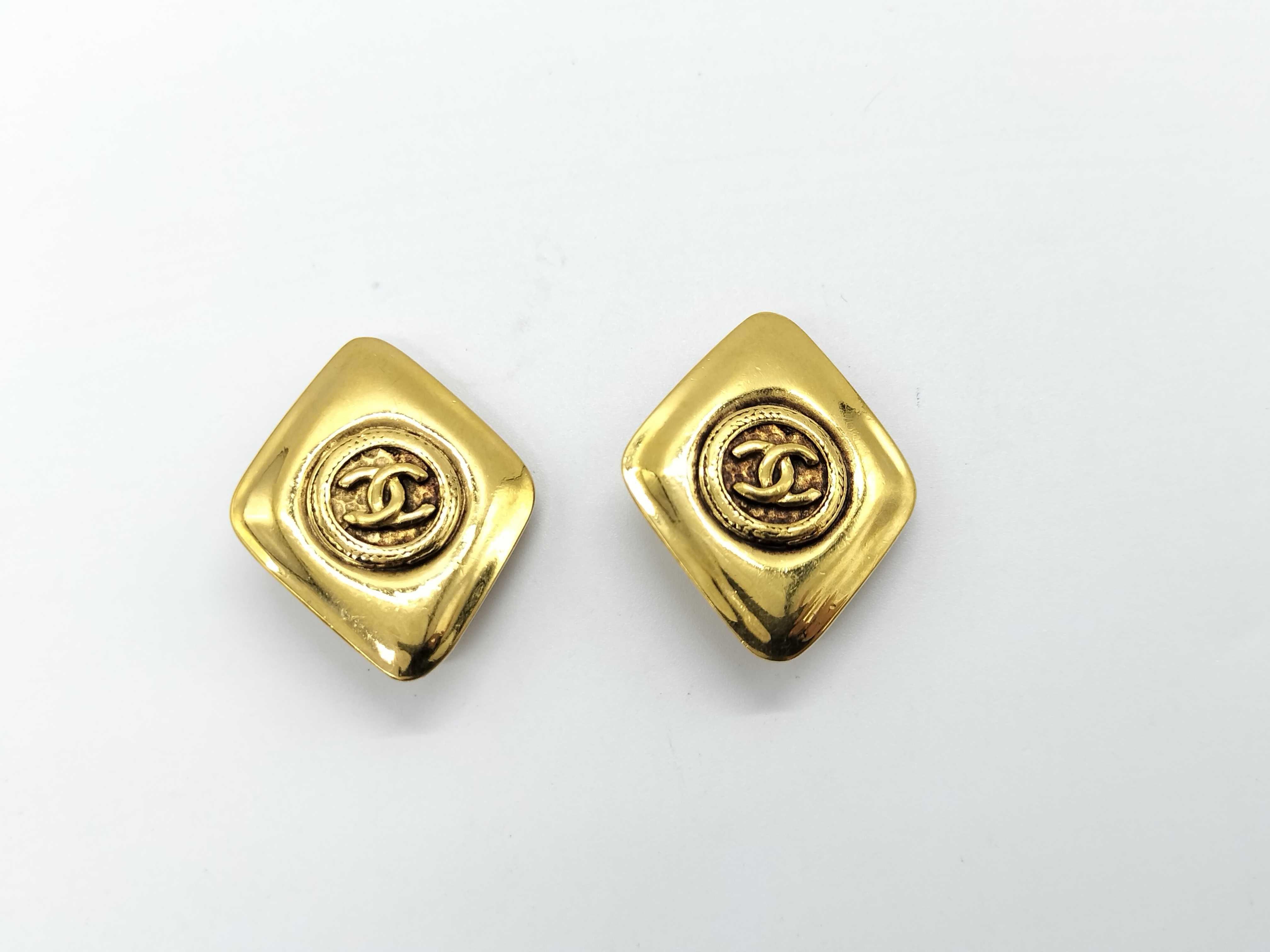 Coco Mark Square 2432 GP Earrings