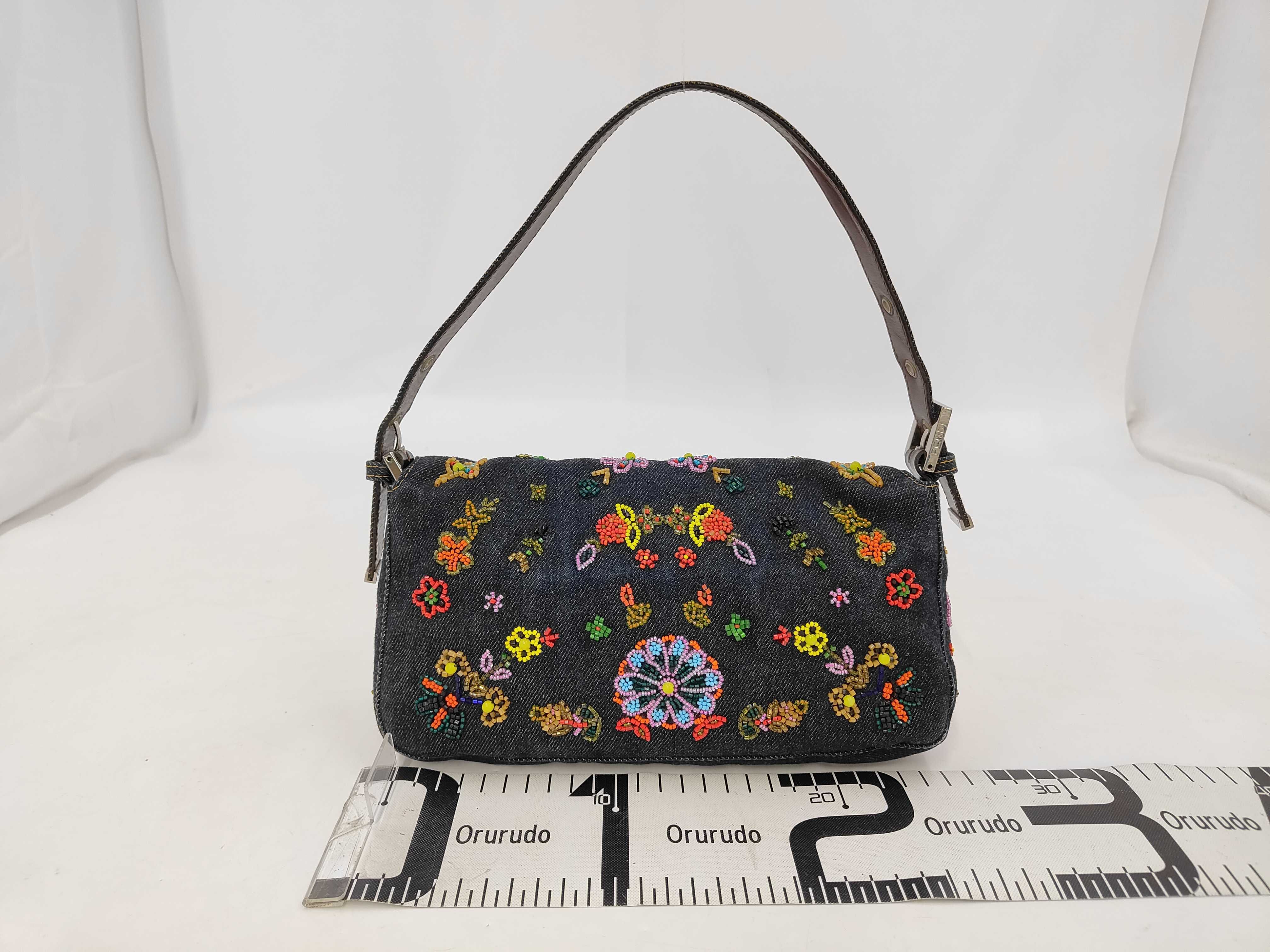 Mamma Baguette Bijou Denim Blue SS Handbag — view 2