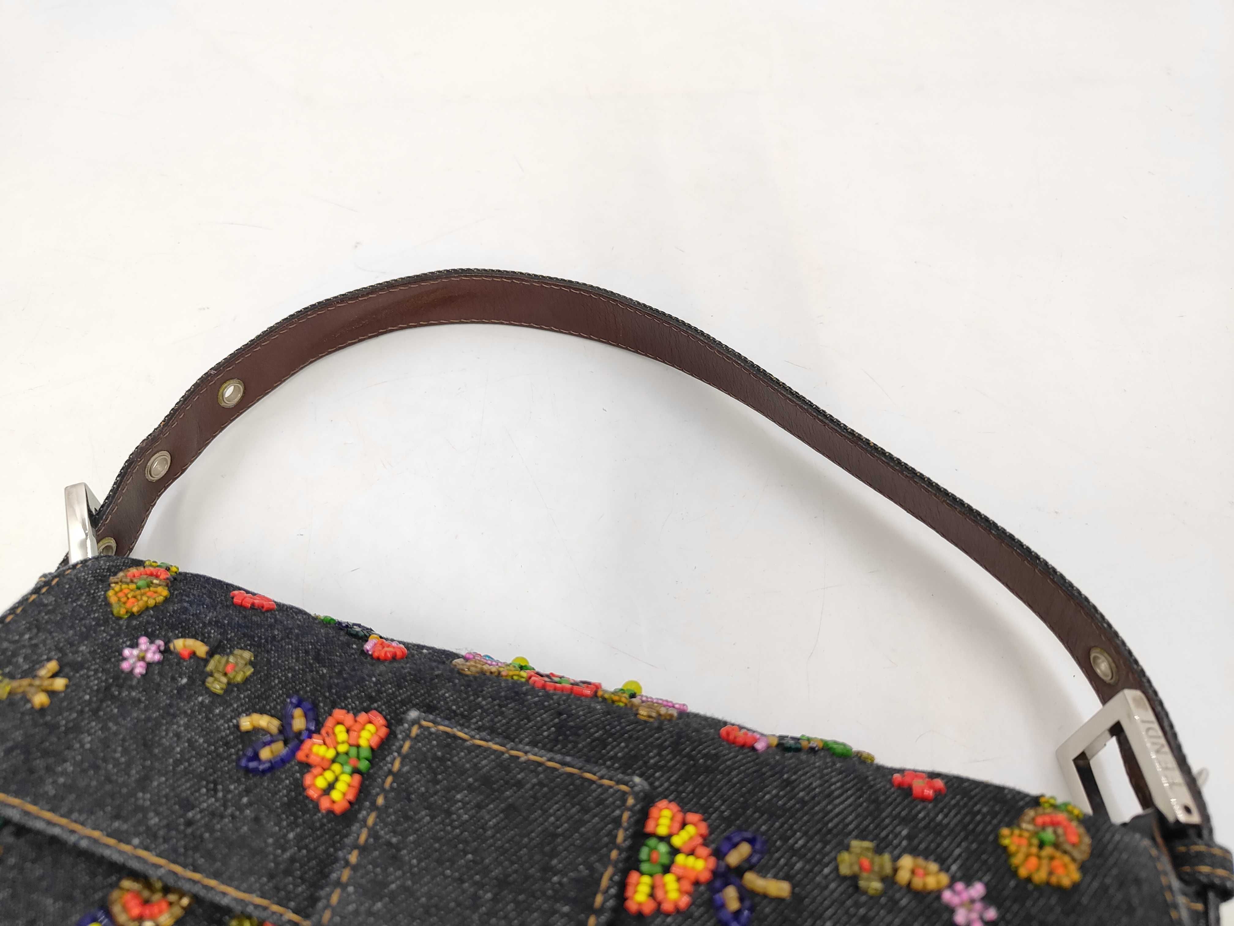 Mamma Baguette Bijou Denim Blue SS Handbag — view 10