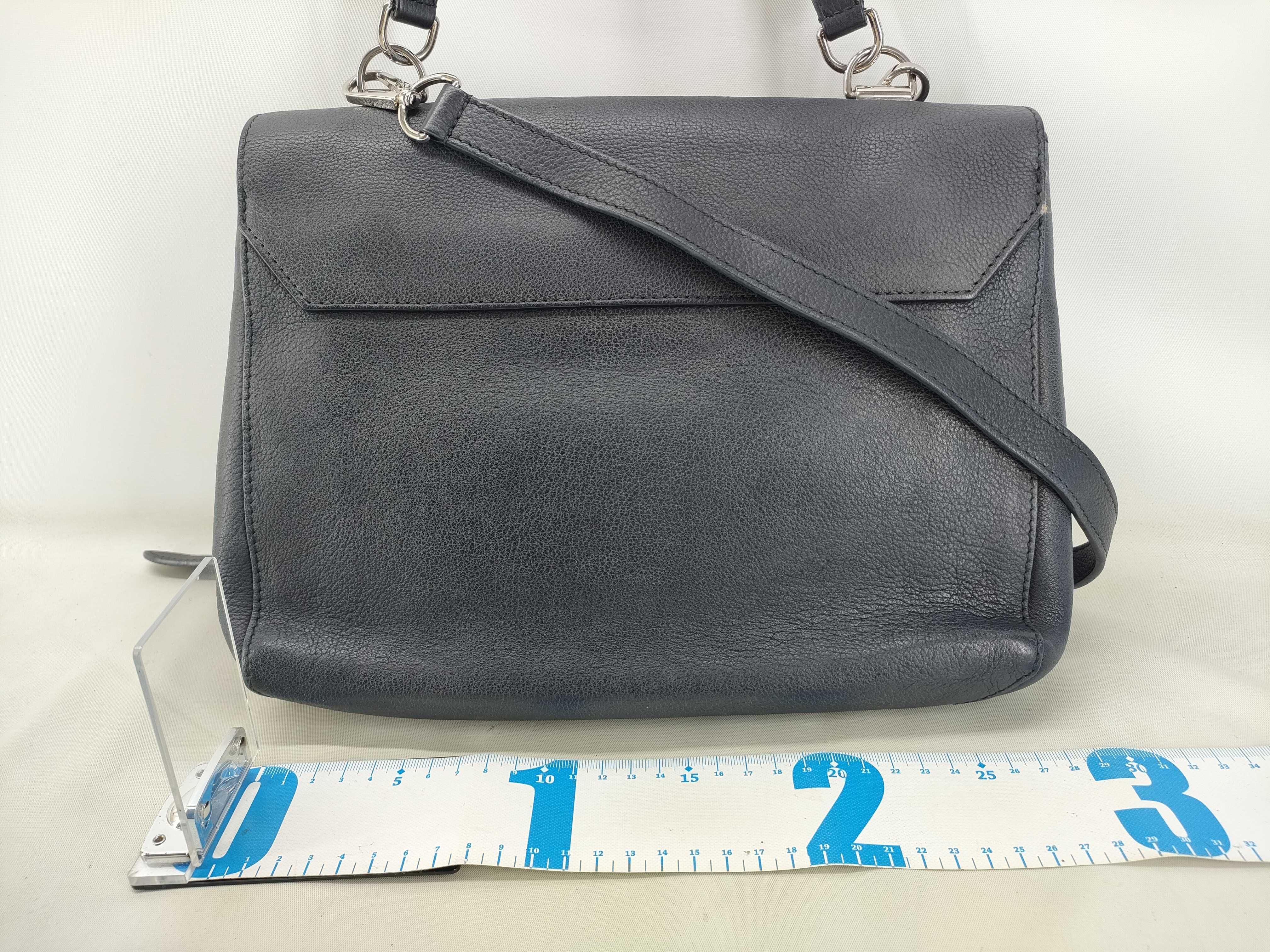 MY-Lockme Cartable M50250 FL00117 Black LV Logo & Leather - Grad Shoulder Bag — view 2