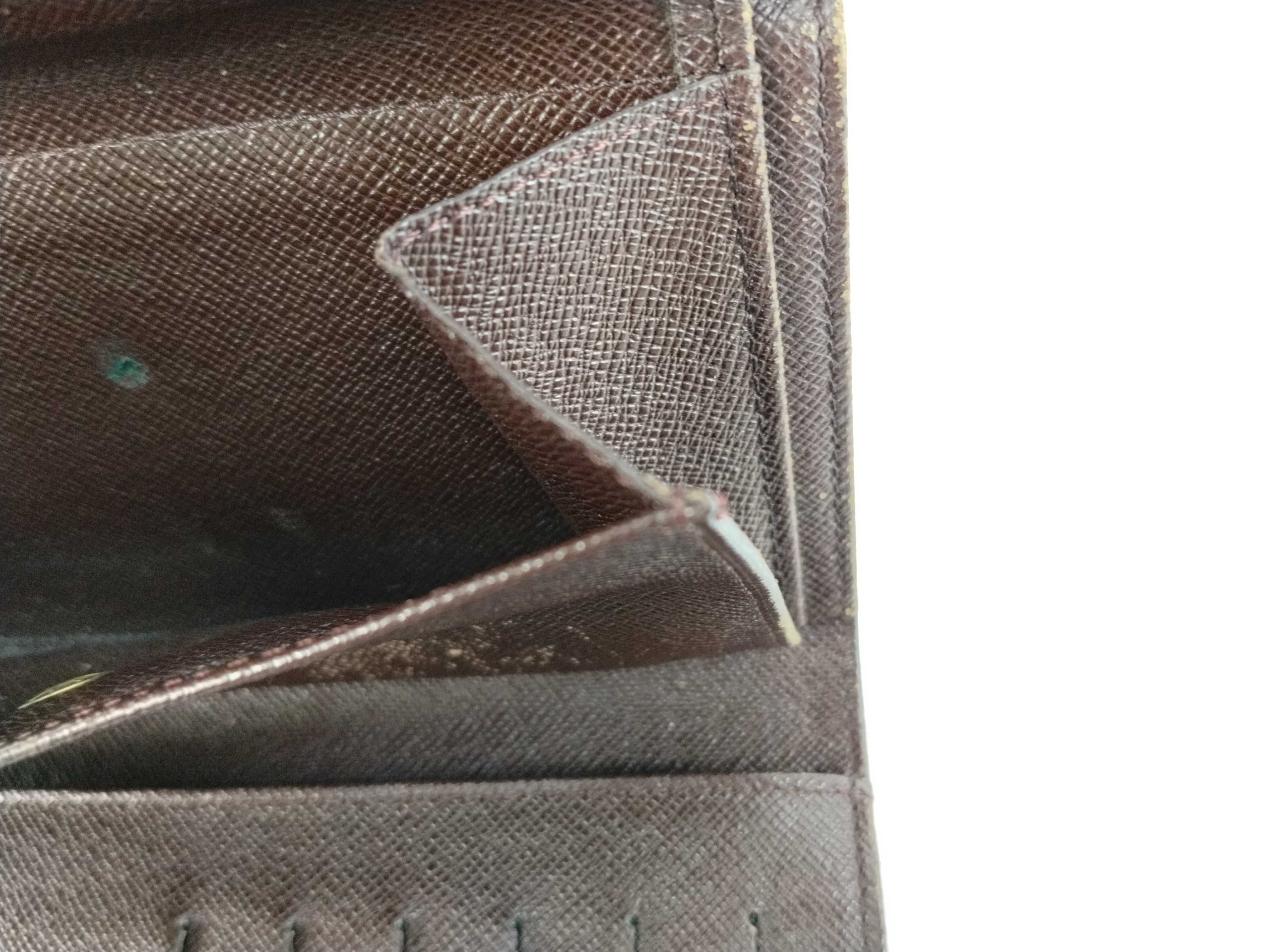 Damier LV Wallet Portefeuille Tresor Etui Papier Brown Wallet — view 13