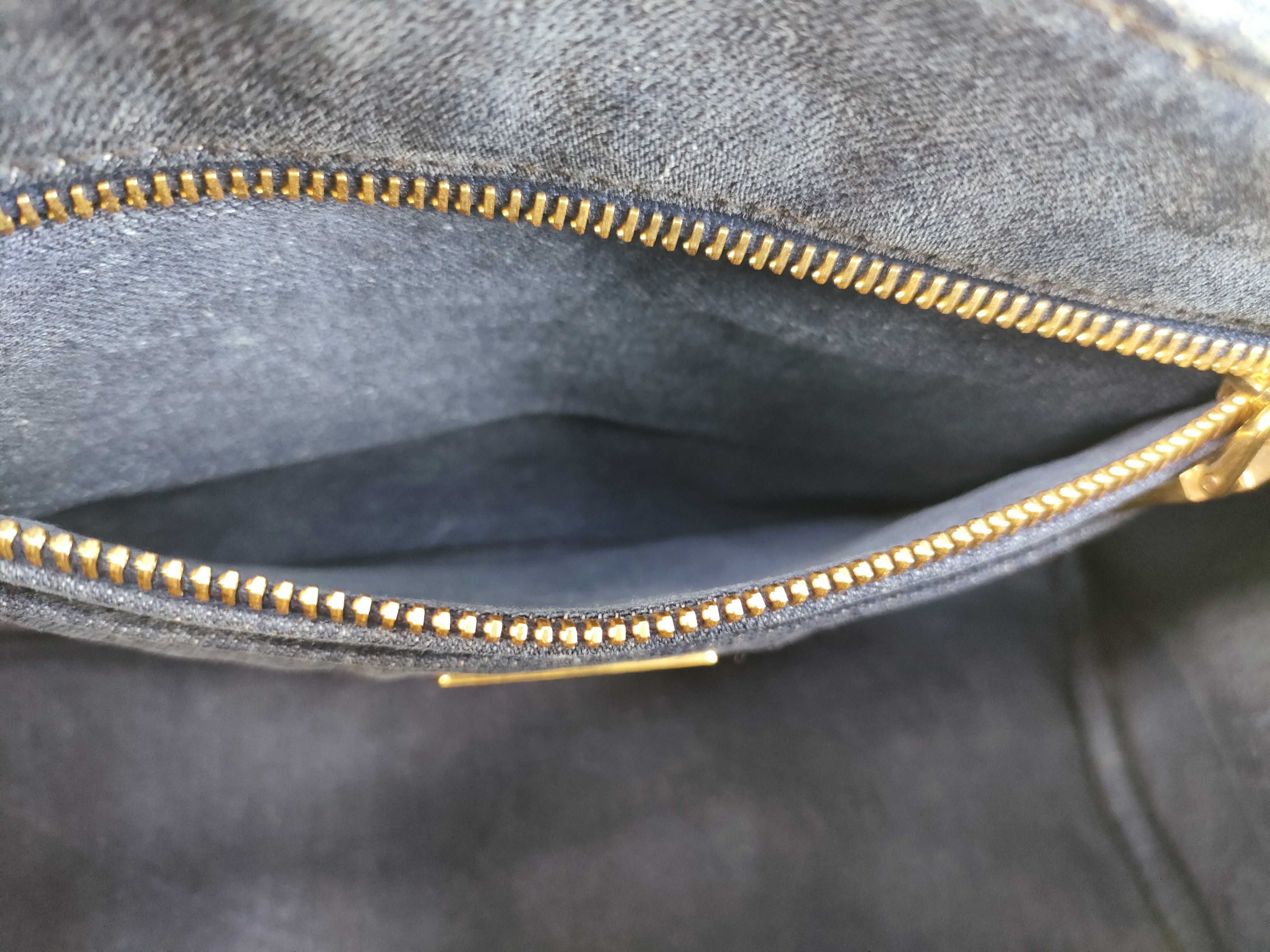 Denim Canapa 1BG439 Blue Strap Handbag — view 11