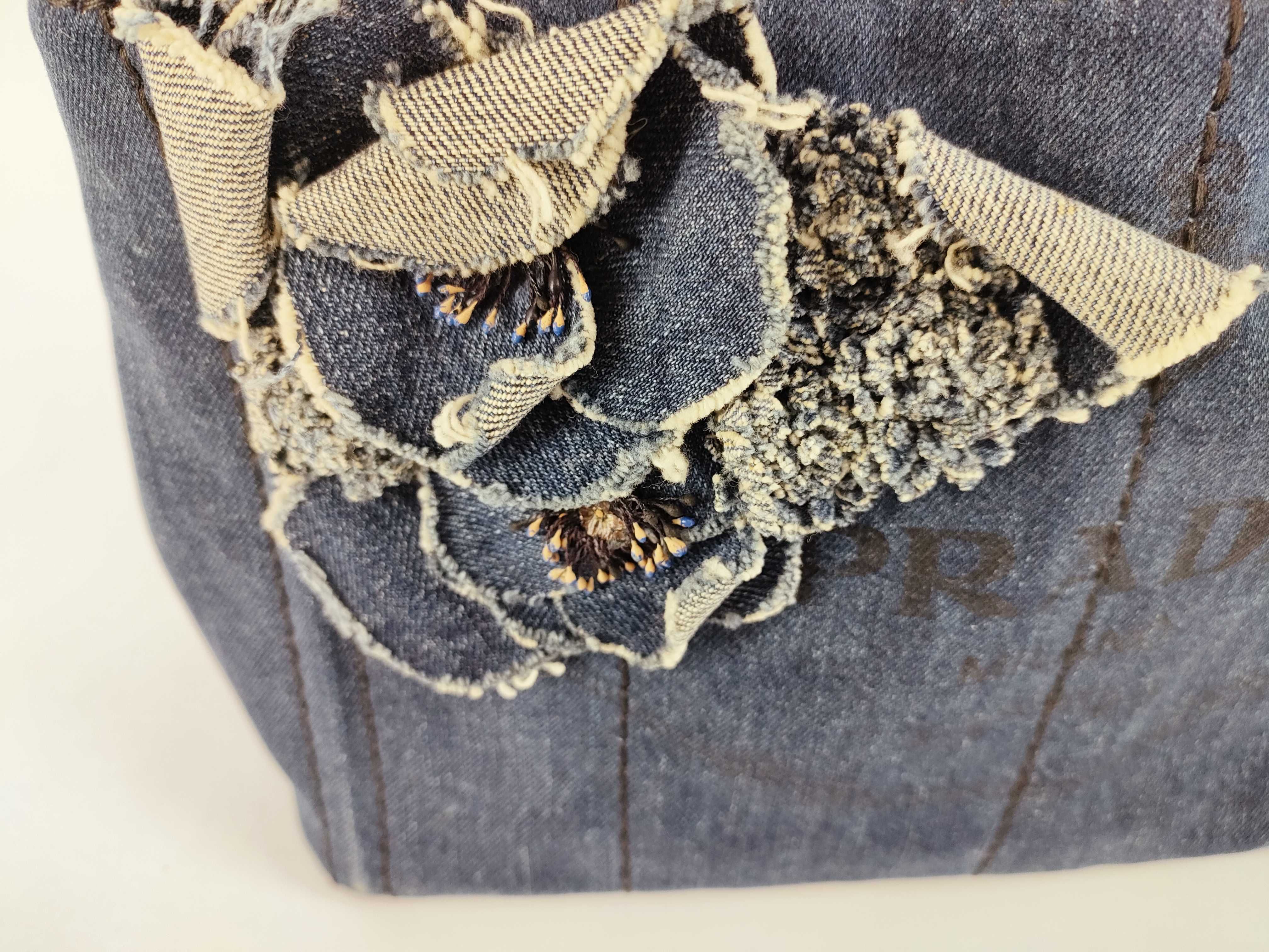 Denim Canapa 1BG439 Blue Strap Handbag — view 13